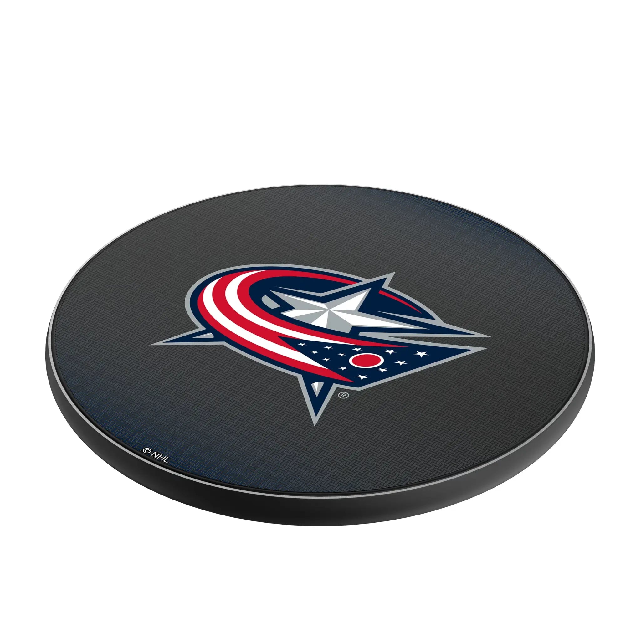 Columbus Blue Jackets Linen 15-Watt Wireless Charger
