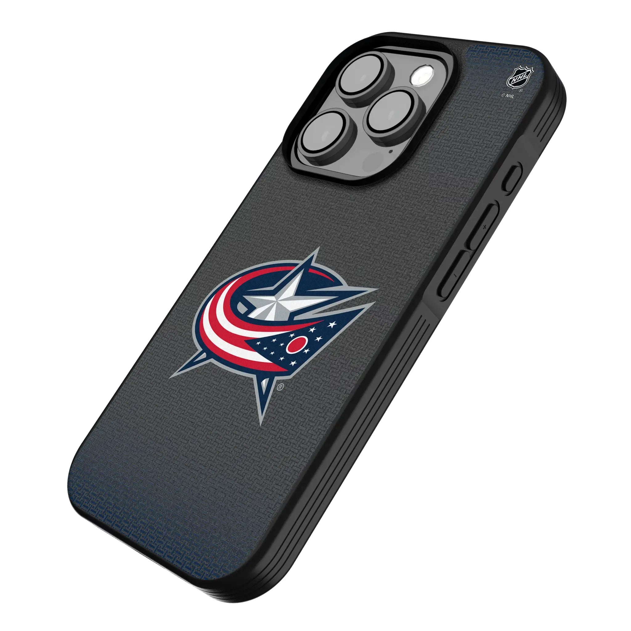 Columbus Blue Jackets Linen Bump Phone Case