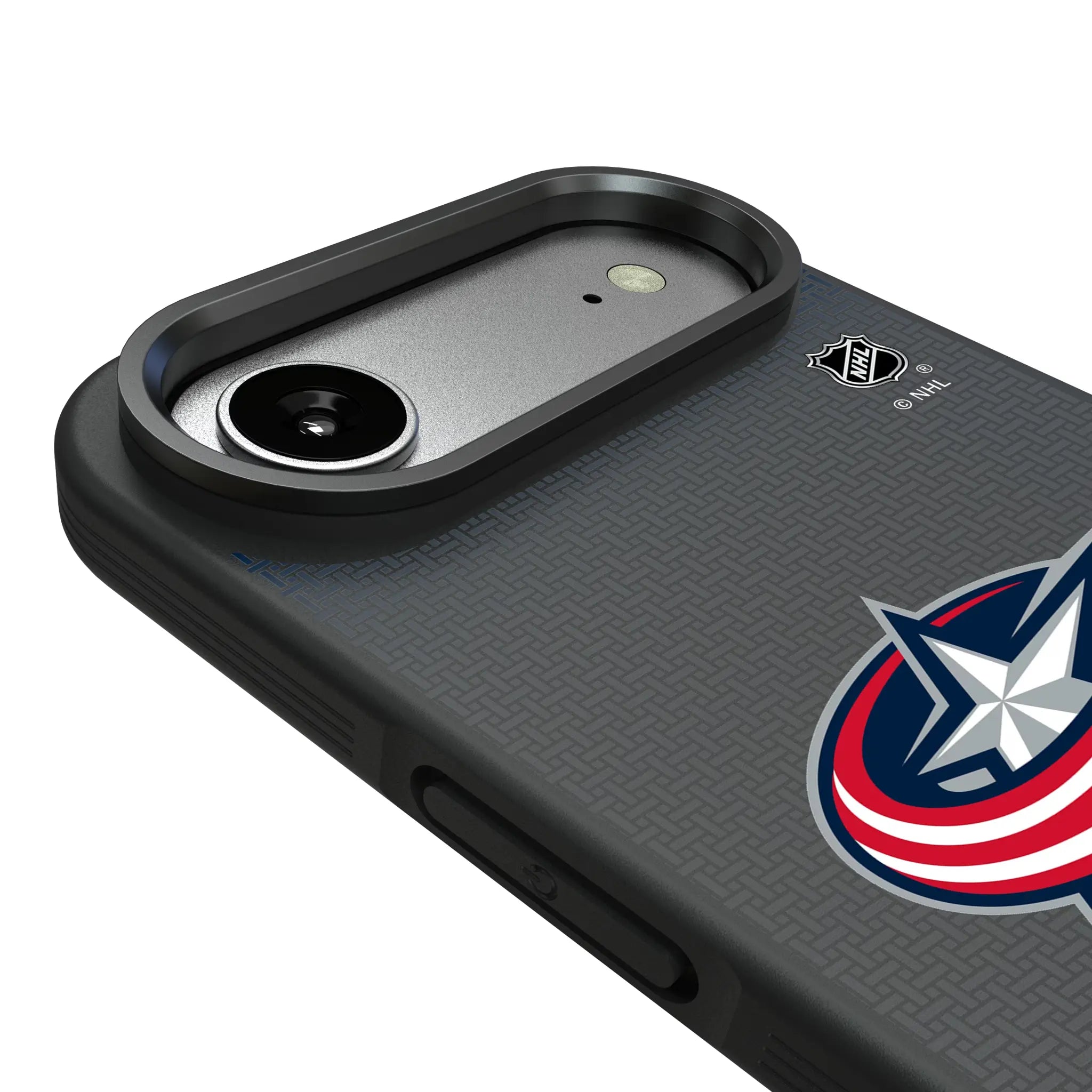Columbus Blue Jackets Linen Bump Phone Case