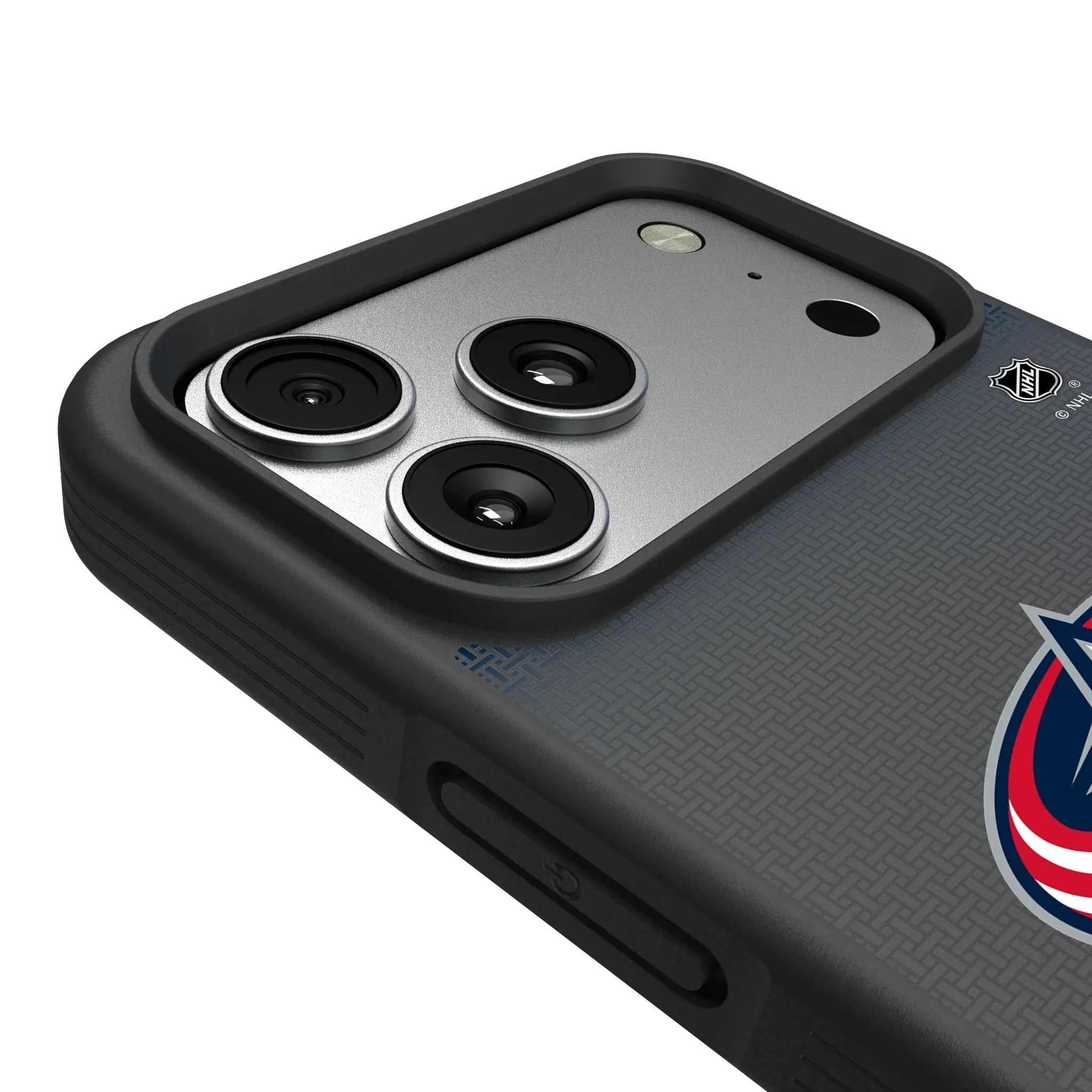 Columbus Blue Jackets Linen Bump Phone Case