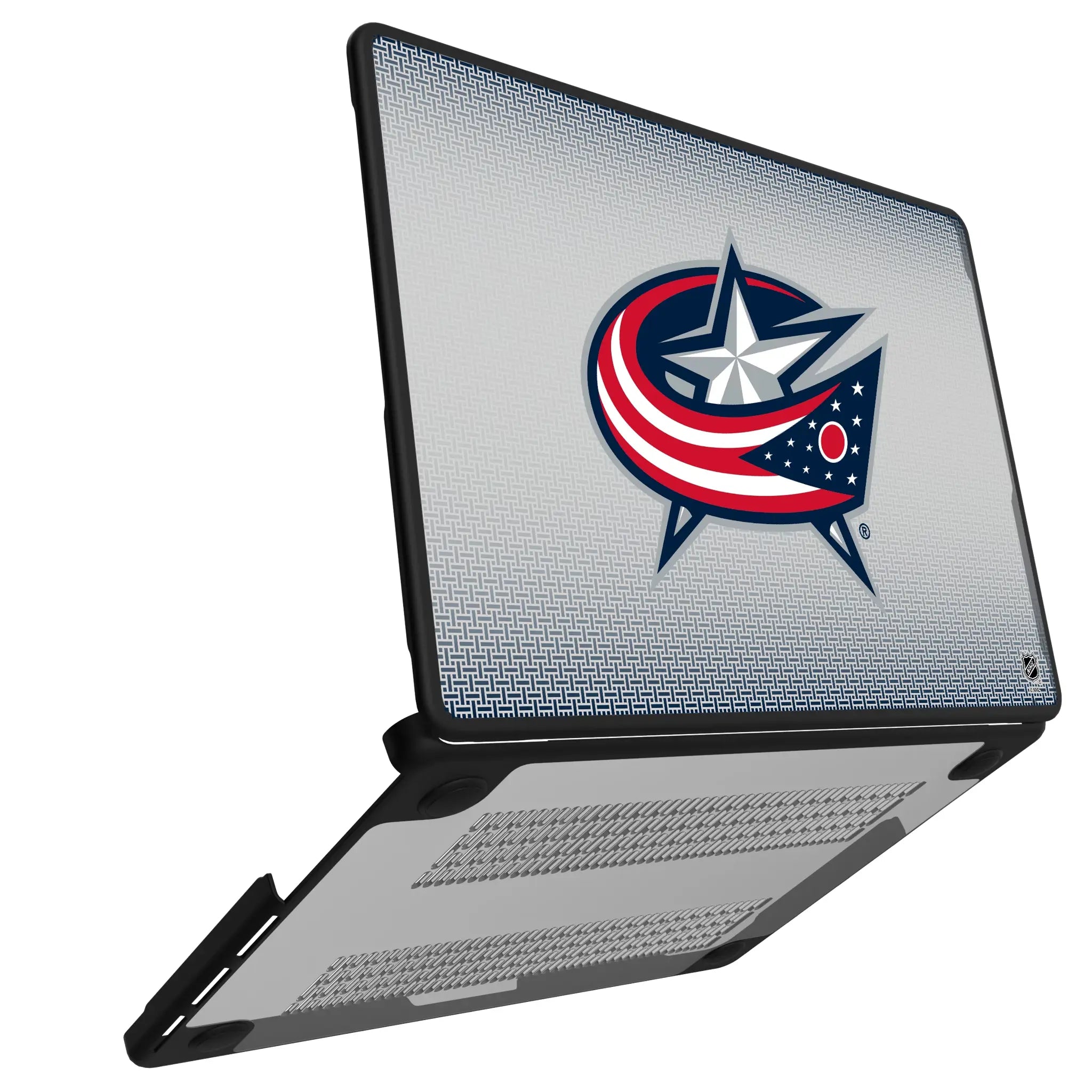 Columbus Blue Jackets Linen Laptop Case for Apple MacBook