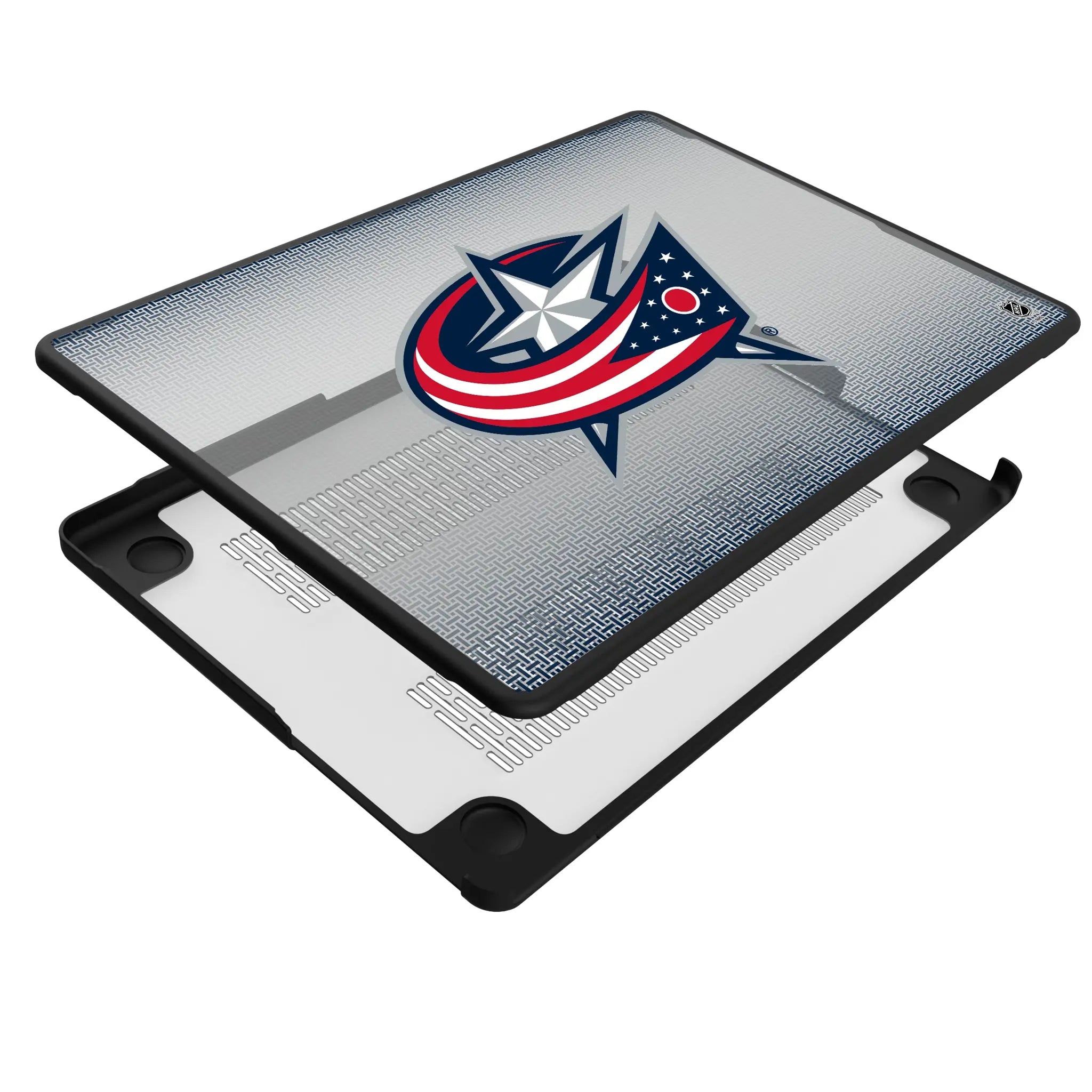 Columbus Blue Jackets Linen Laptop Case for Apple MacBook