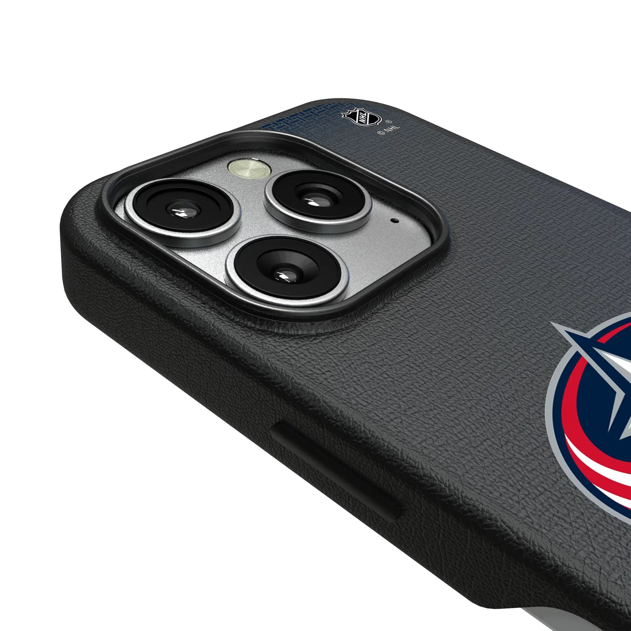 Columbus Blue Jackets Linen MagSafe Compatible Phone Case for Apple iPhone