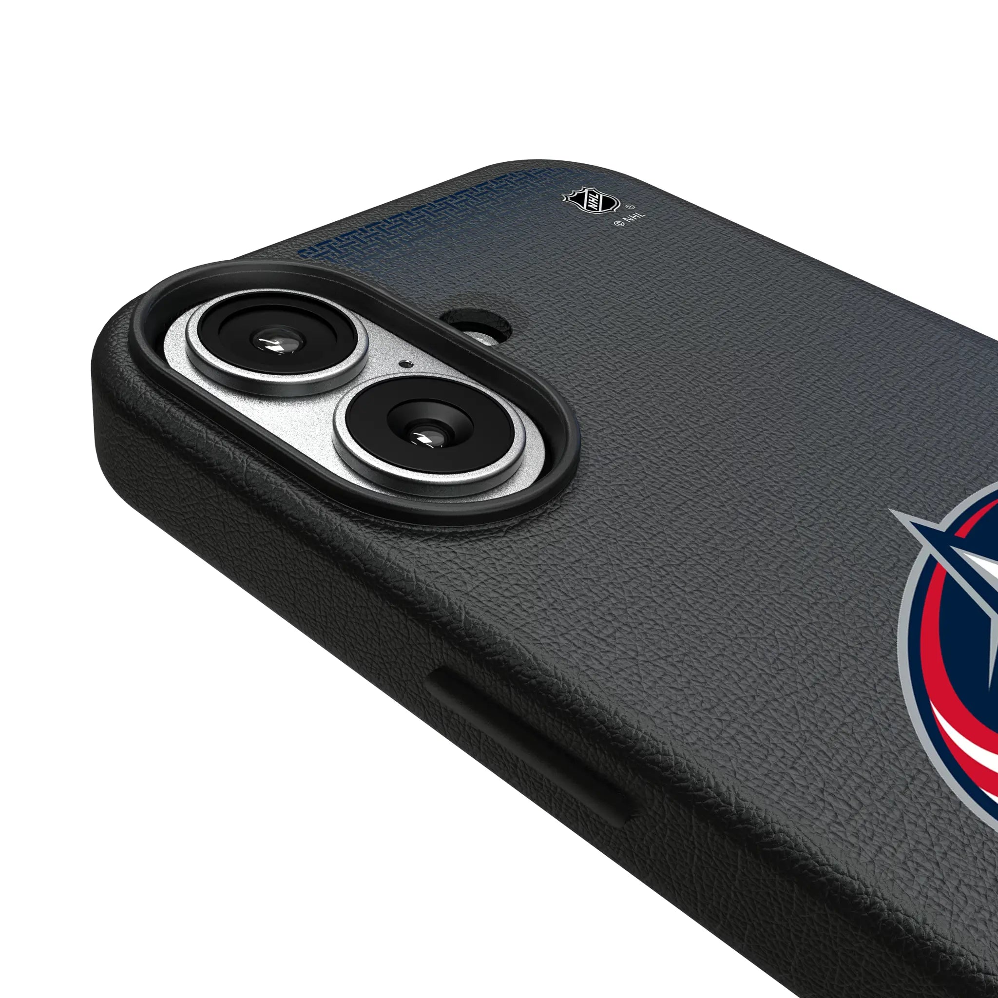 Columbus Blue Jackets Linen MagSafe Compatible Phone Case for Apple iPhone