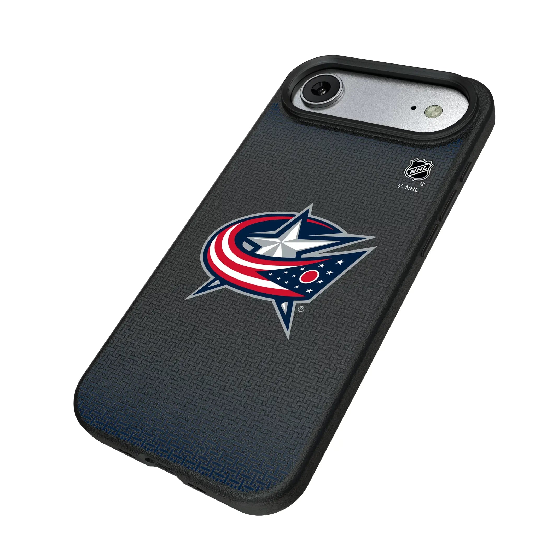 Columbus Blue Jackets Linen MagSafe Compatible Phone Case for Apple iPhone