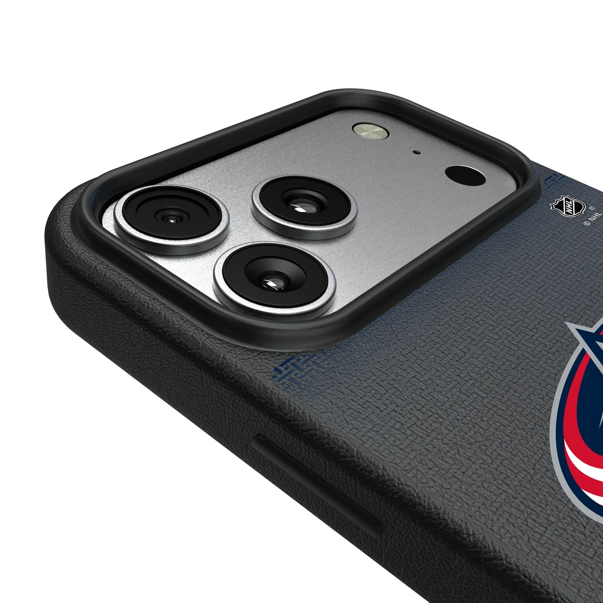 Columbus Blue Jackets Linen MagSafe Compatible Phone Case for Apple iPhone
