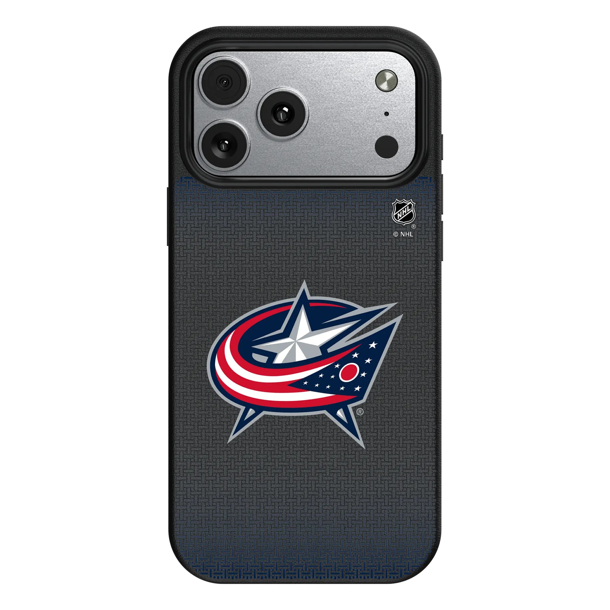 Columbus Blue Jackets Linen MagSafe Compatible Phone Case for Apple iPhone
