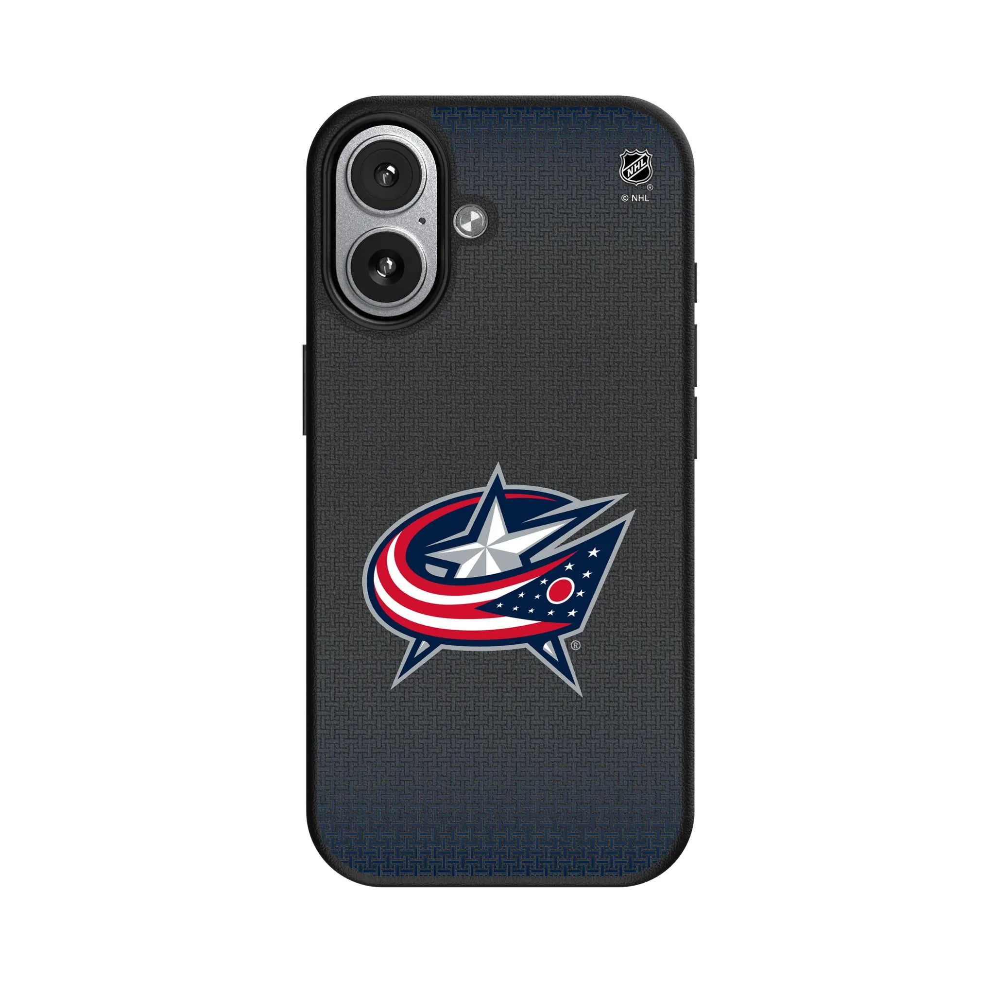 Columbus Blue Jackets Linen MagSafe Compatible Phone Case for Apple iPhone