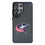 Columbus Blue Jackets Linen MagSafe Compatible Phone Case for Samsung Galaxy