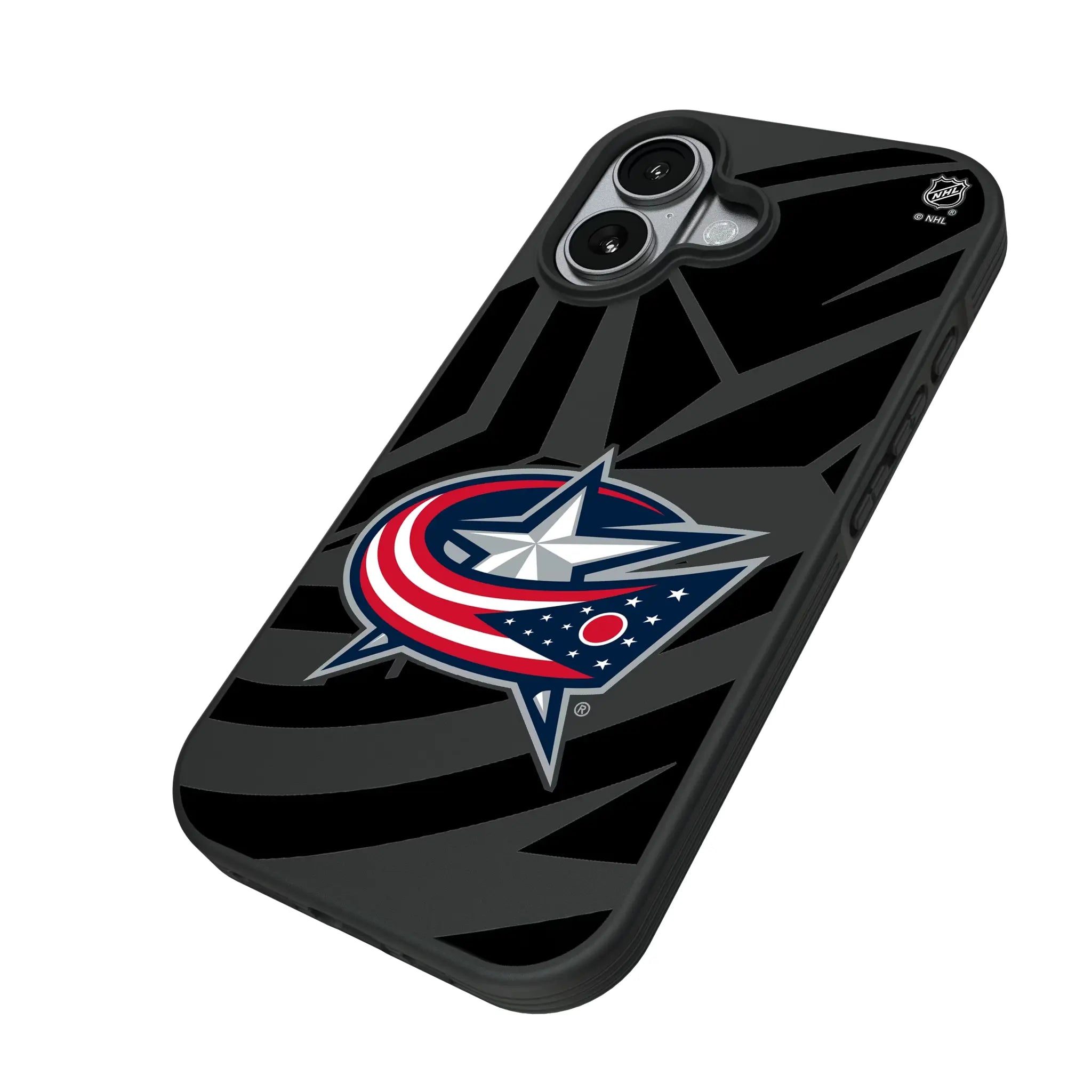Columbus Blue Jackets Monocolor Tilt Bump Phone Case