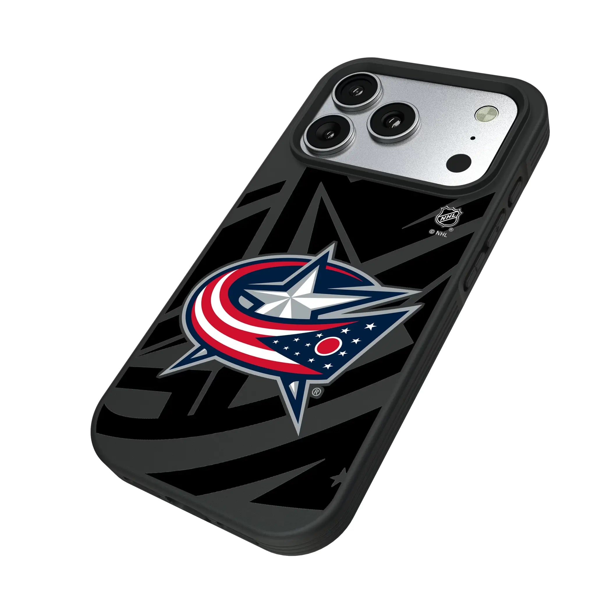Columbus Blue Jackets Monocolor Tilt Bump Phone Case