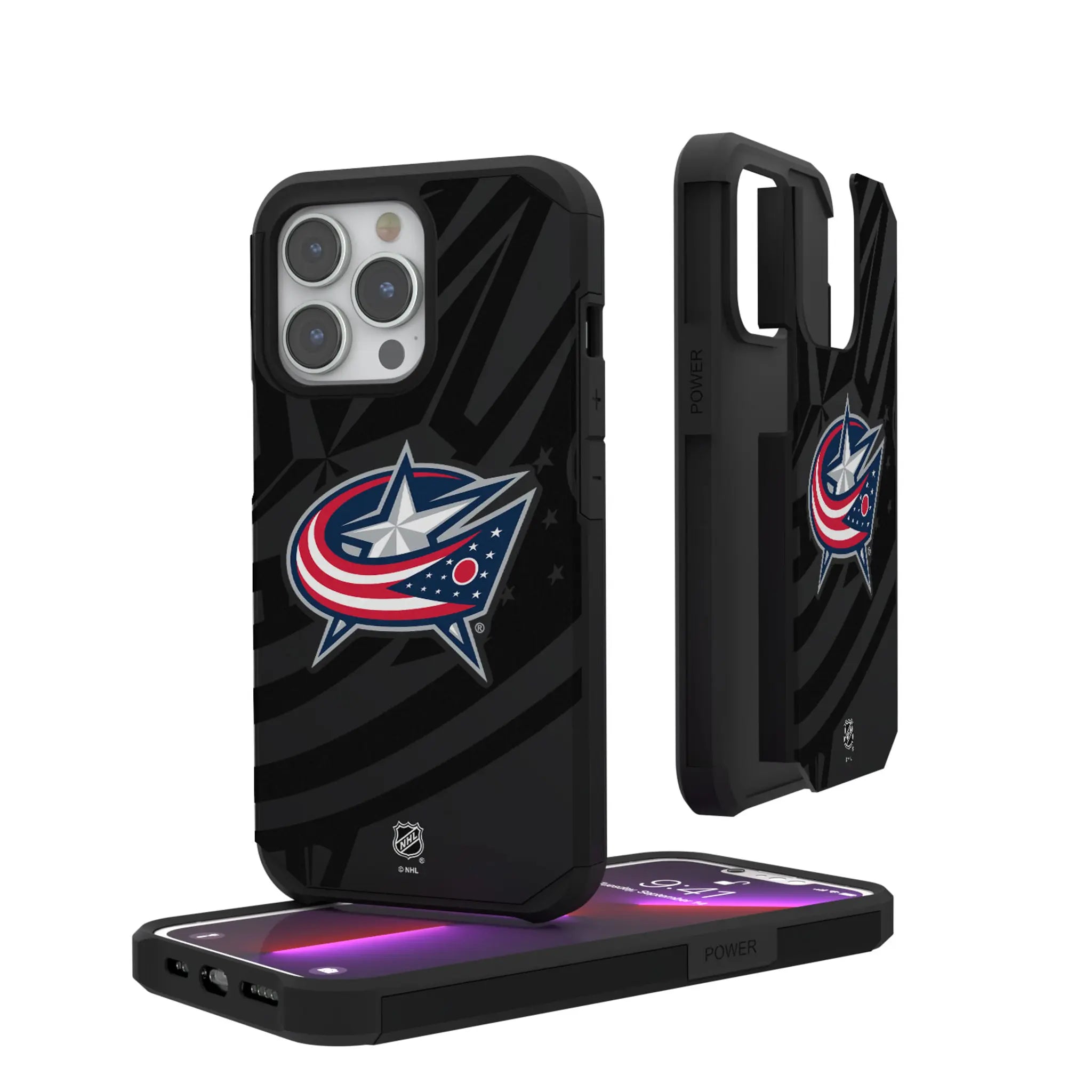 Columbus Blue Jackets Monocolor Tilt Rugged Phone Case