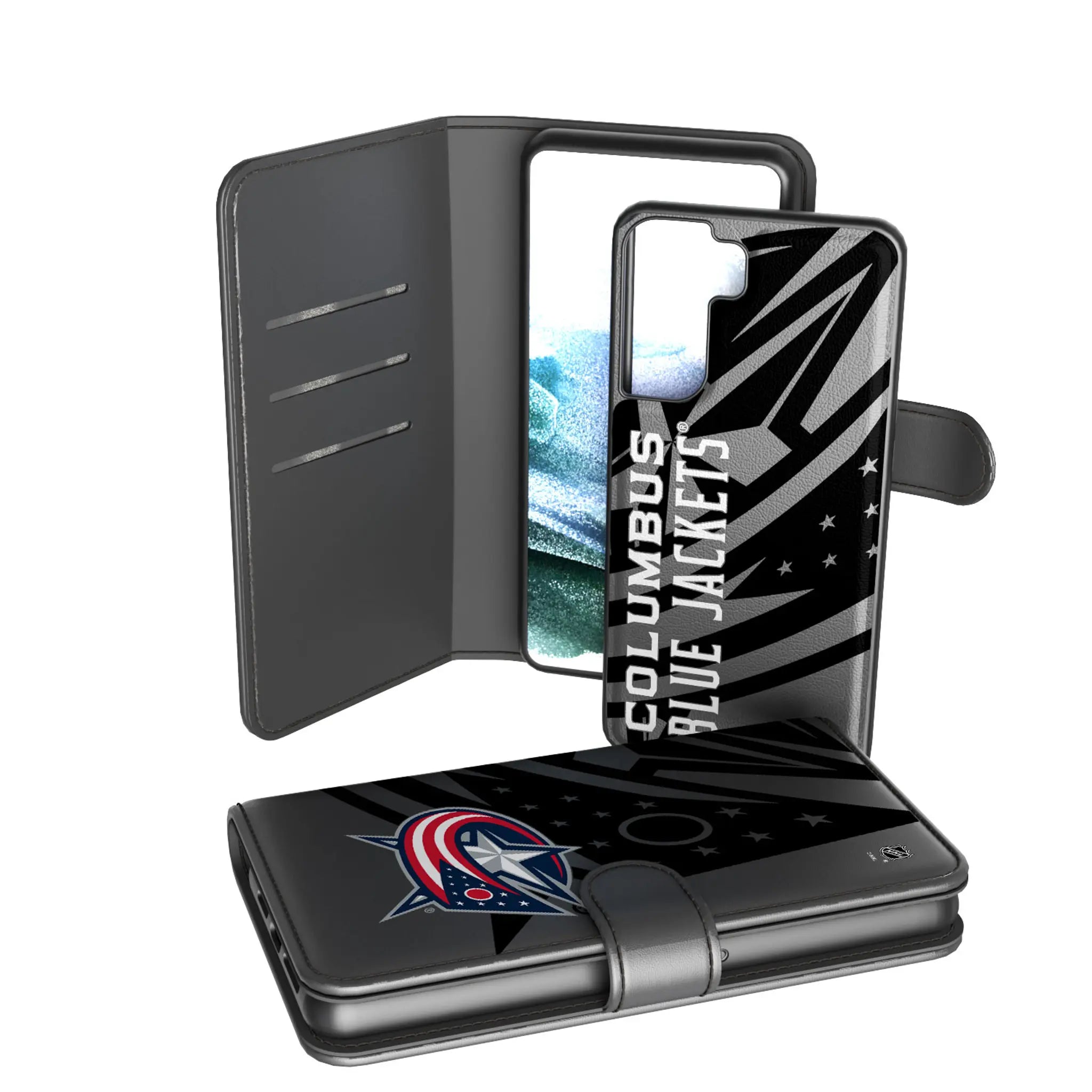 Columbus Blue Jackets Tilt Wallet Case