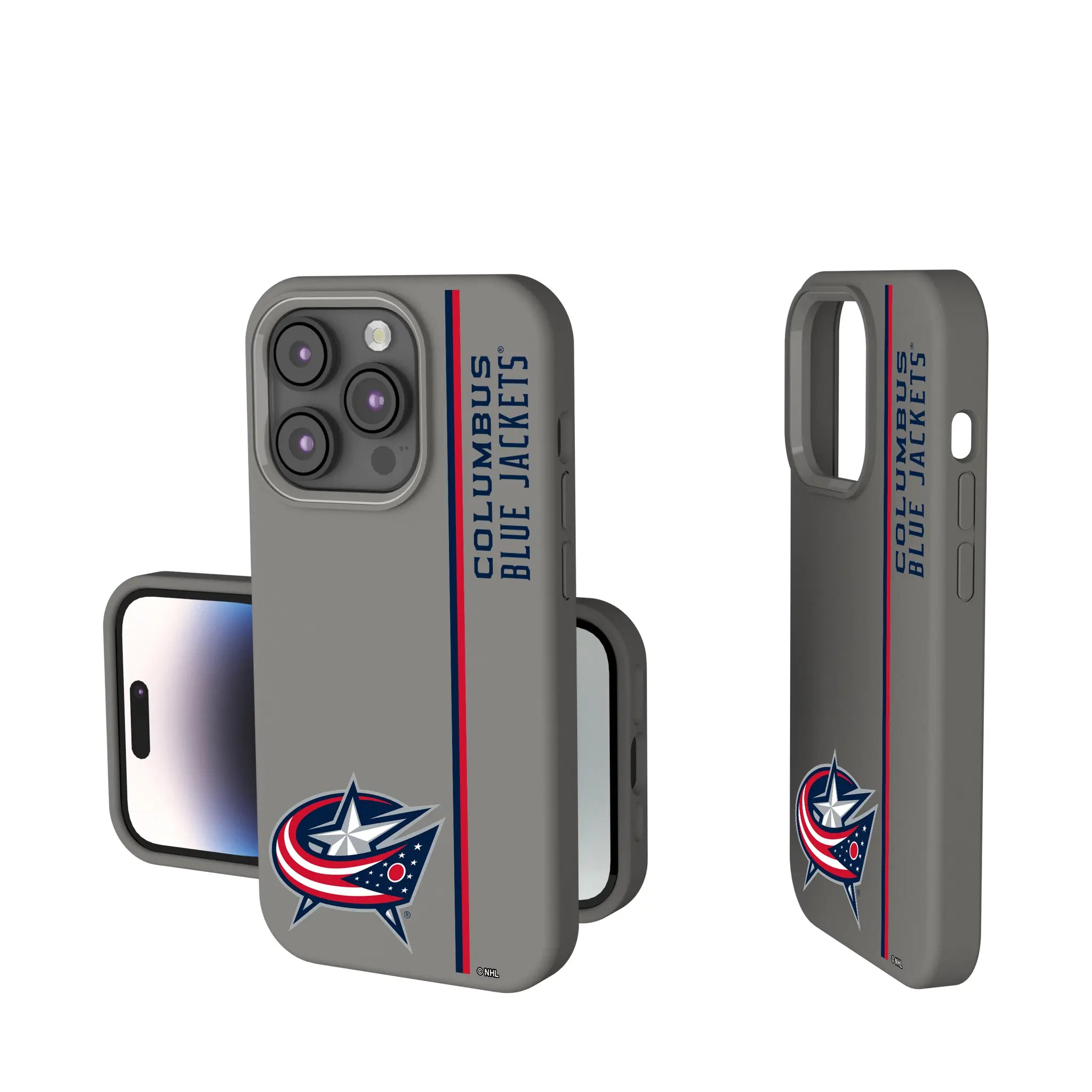 Columbus Blue Jackets Sidebar Soft Touch Phone Case
