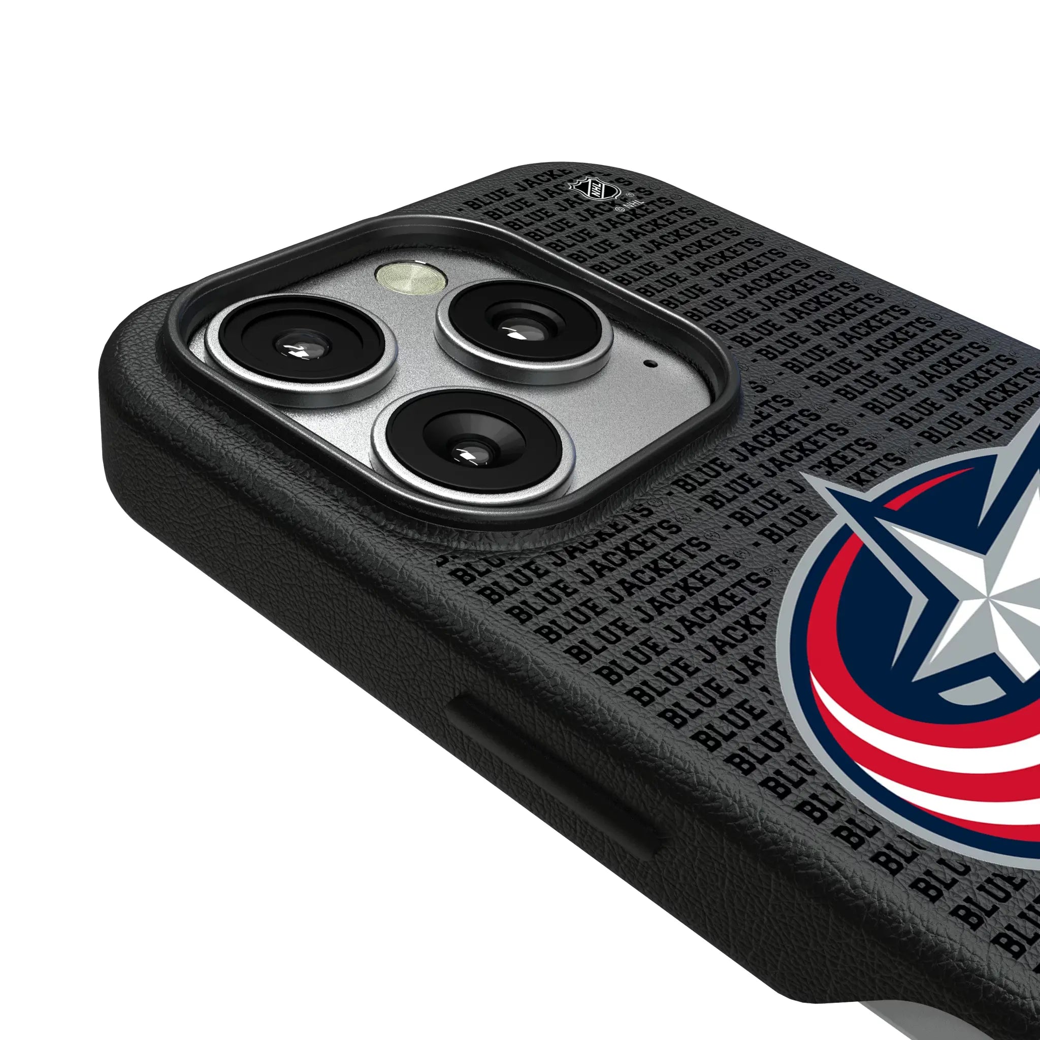 Columbus Blue Jackets Text Backdrop MagSafe Compatible Phone Case for Apple iPhone