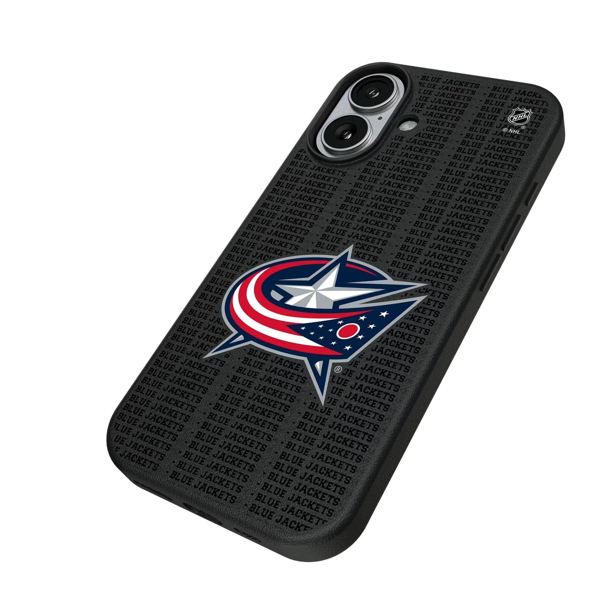Columbus Blue Jackets Text Backdrop MagSafe Compatible Phone Case for Apple iPhone