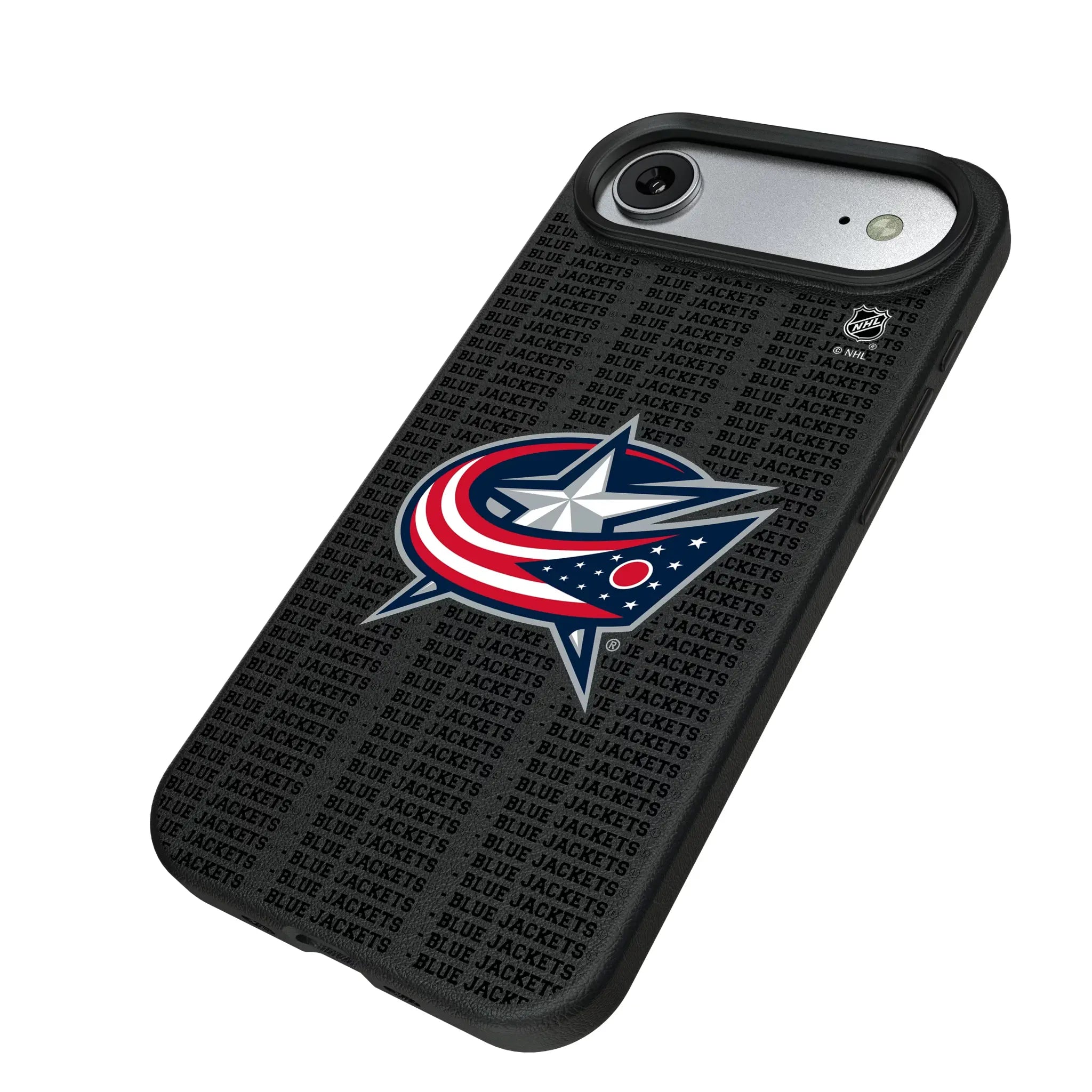 Columbus Blue Jackets Text Backdrop MagSafe Compatible Phone Case for Apple iPhone
