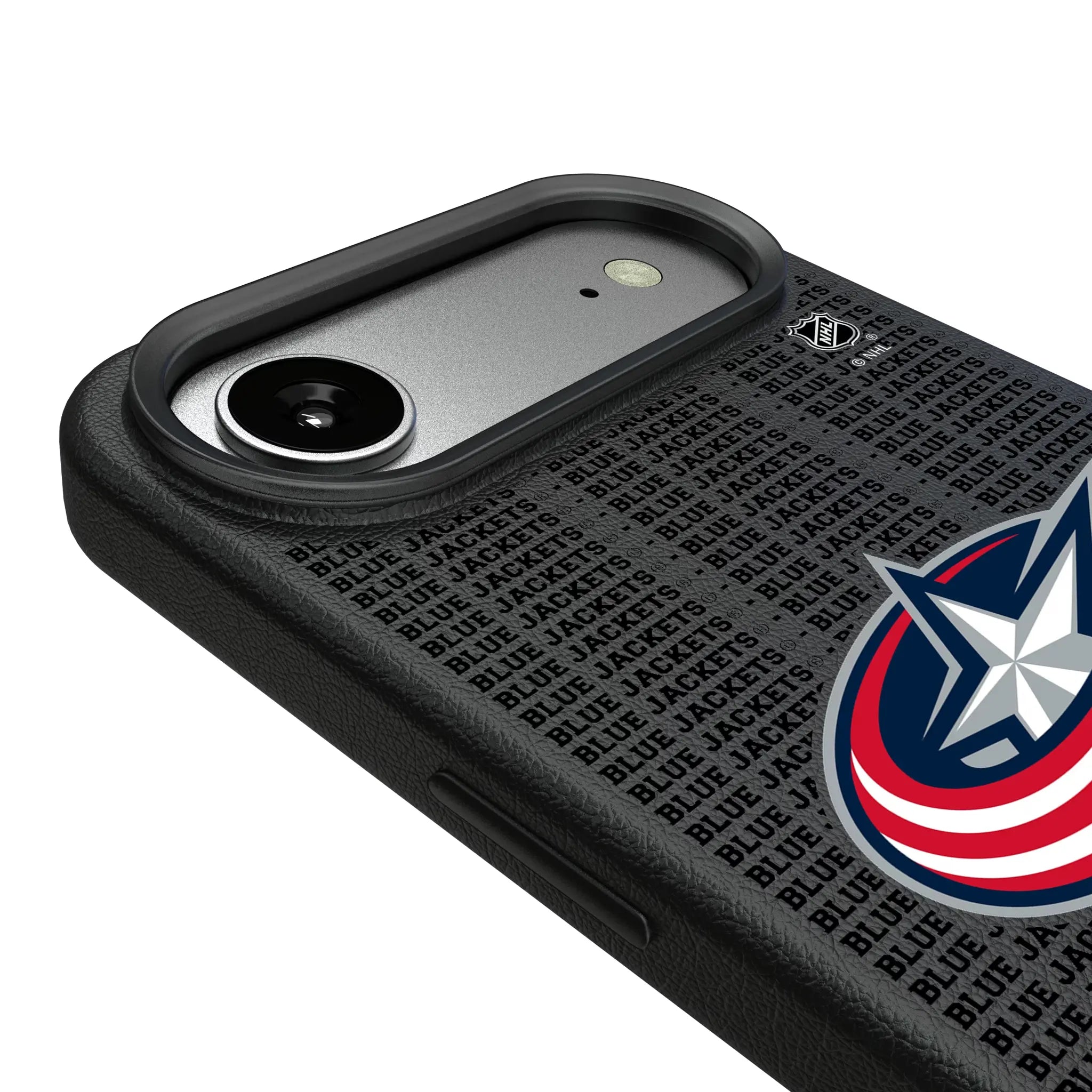 Columbus Blue Jackets Text Backdrop MagSafe Compatible Phone Case for Apple iPhone