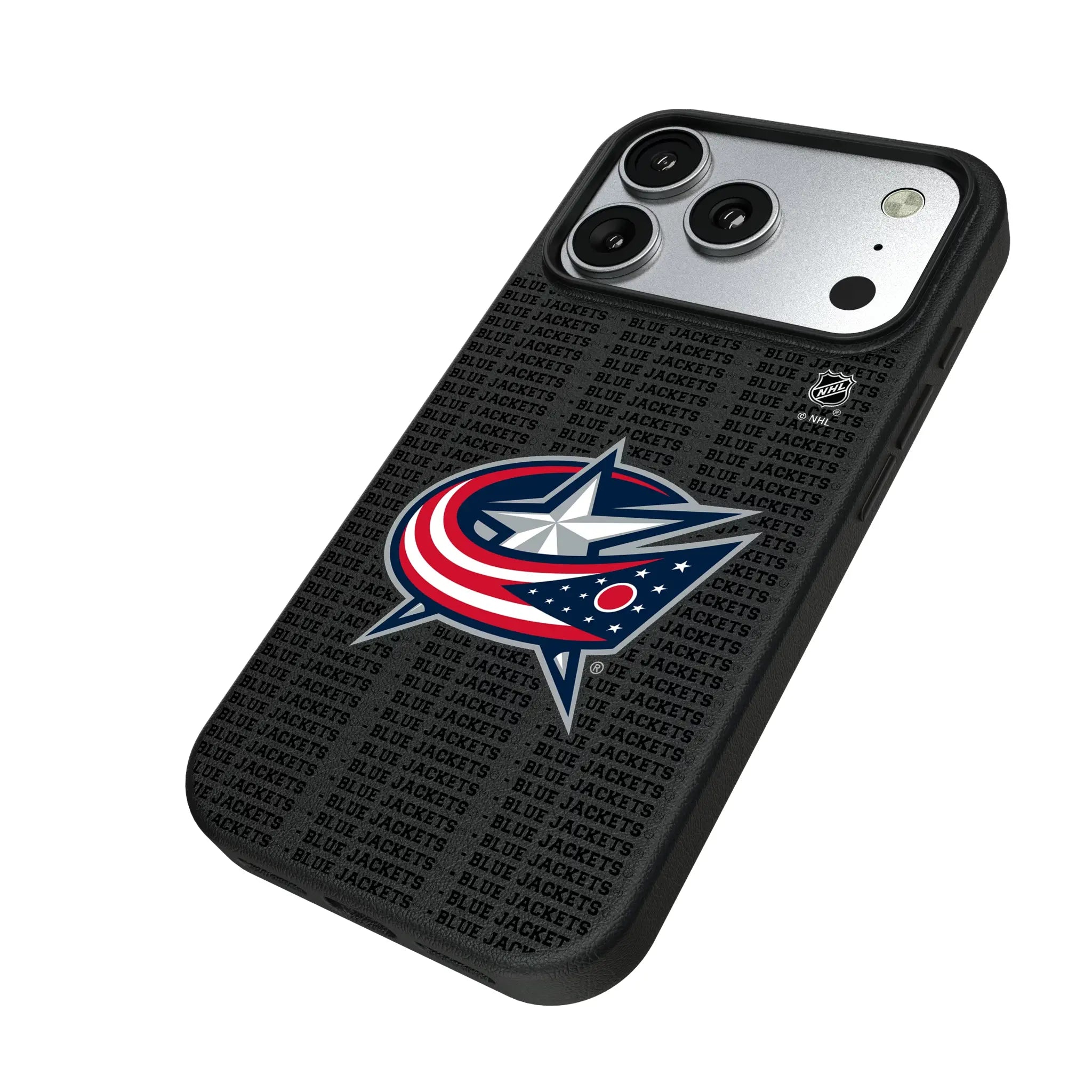 Columbus Blue Jackets Text Backdrop MagSafe Compatible Phone Case for Apple iPhone