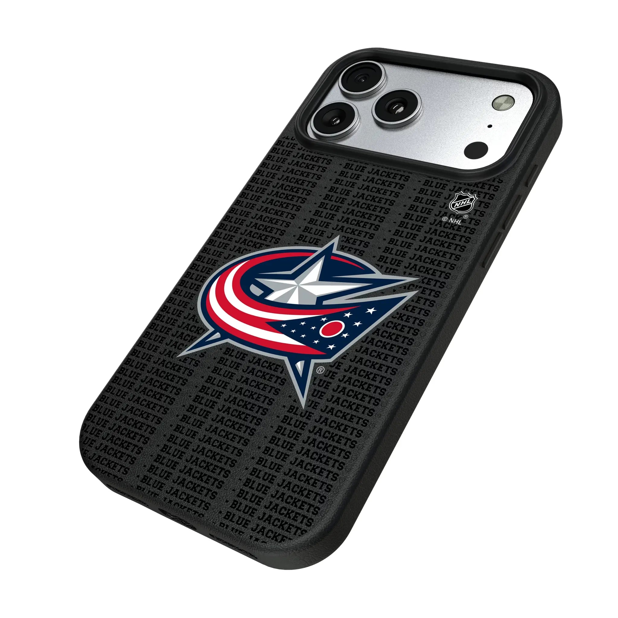 Columbus Blue Jackets Text Backdrop MagSafe Compatible Phone Case for Apple iPhone