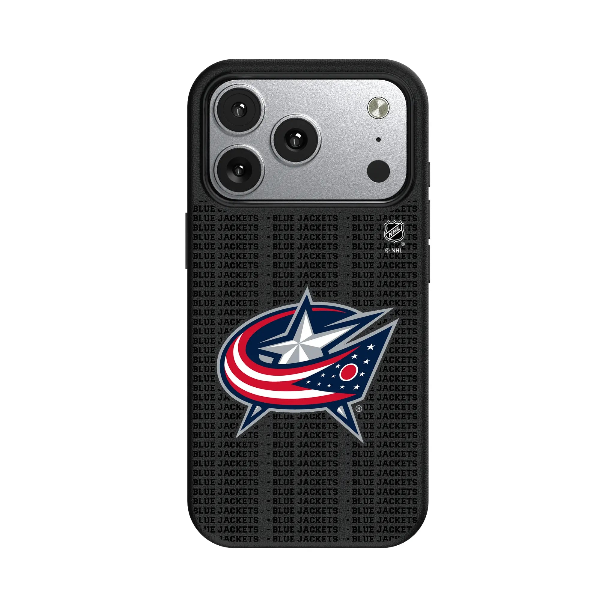 Columbus Blue Jackets Text Backdrop MagSafe Compatible Phone Case for Apple iPhone