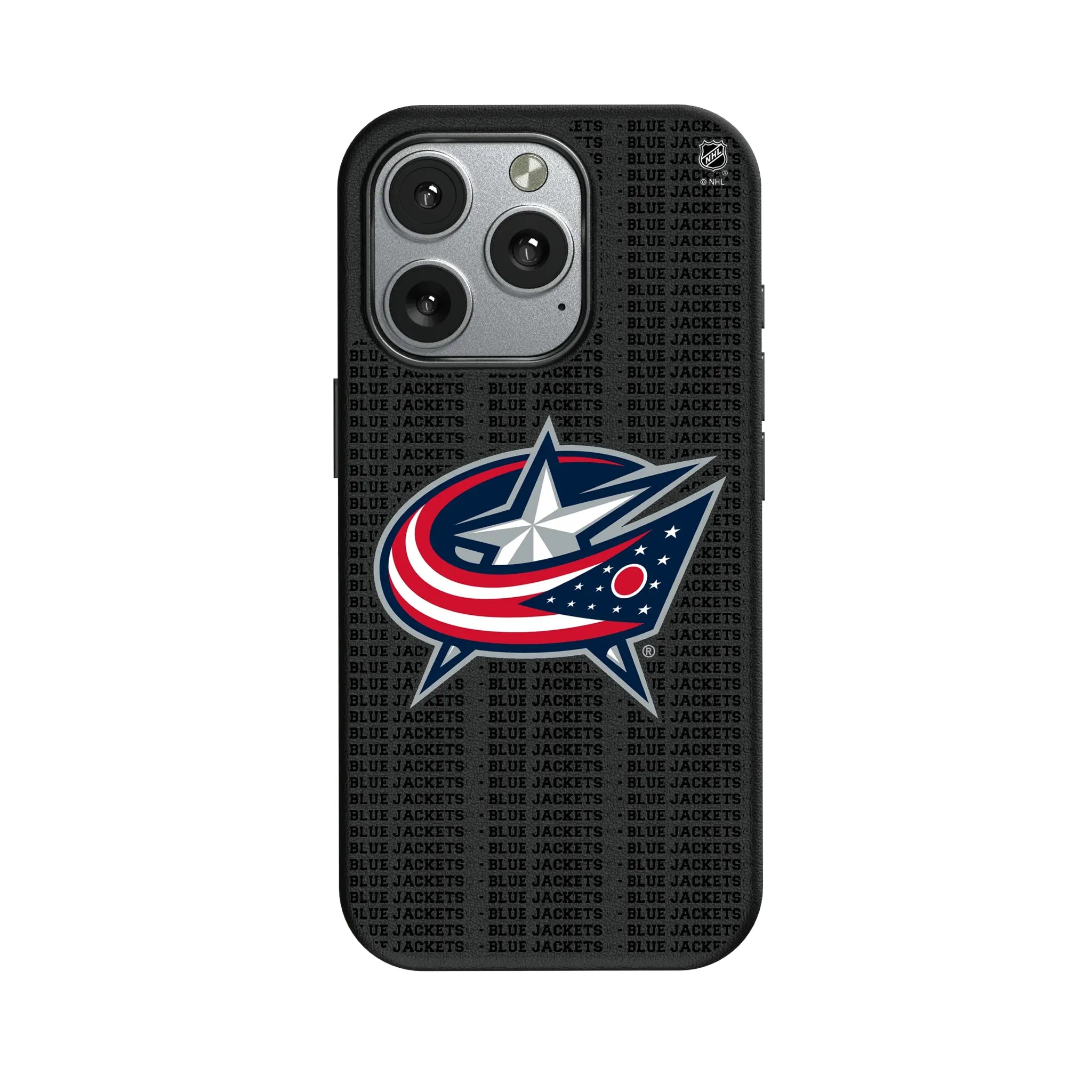 Columbus Blue Jackets Text Backdrop MagSafe Compatible Phone Case for Apple iPhone