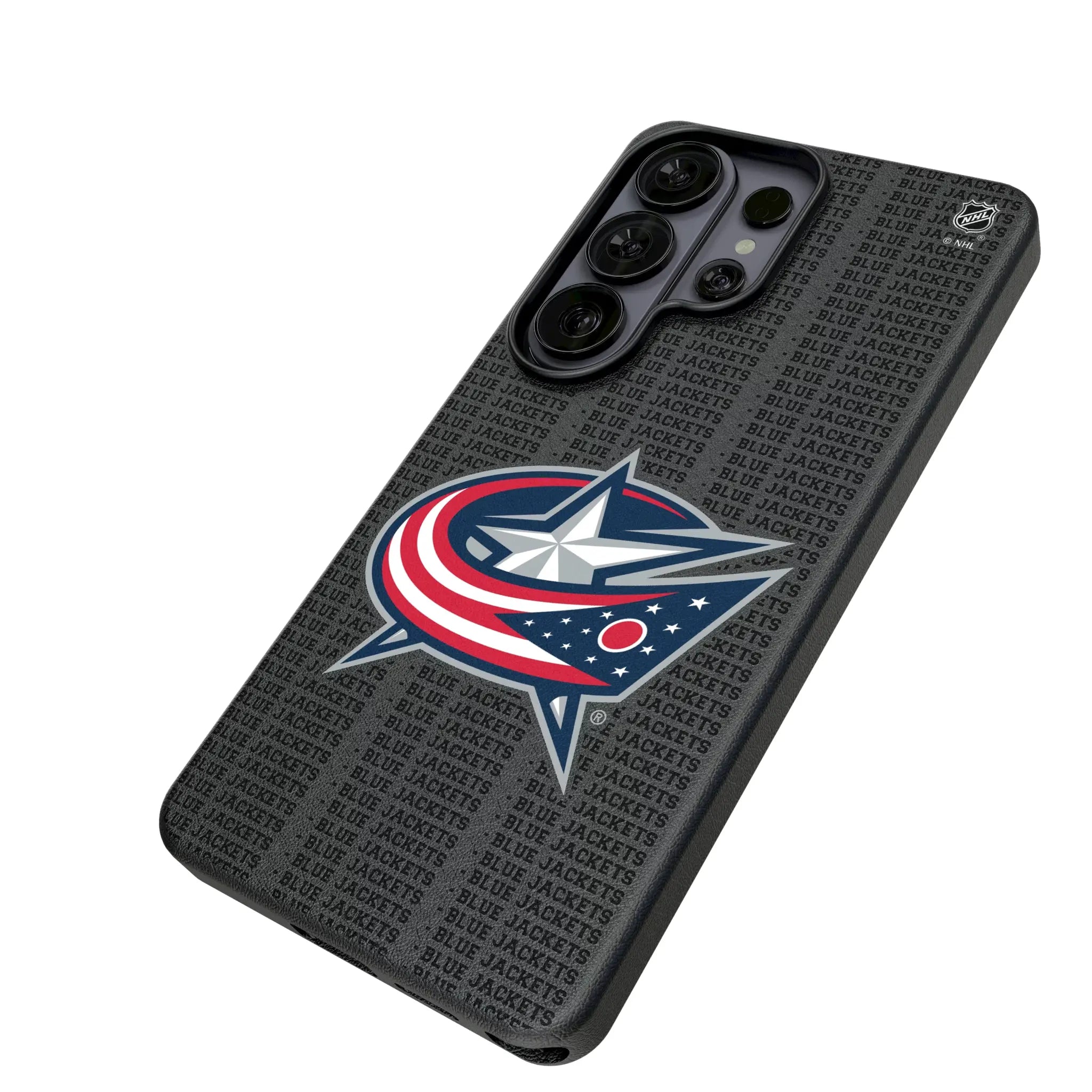 Columbus Blue Jackets Text Backdrop MagSafe Compatible Phone Case for Samsung Galaxy