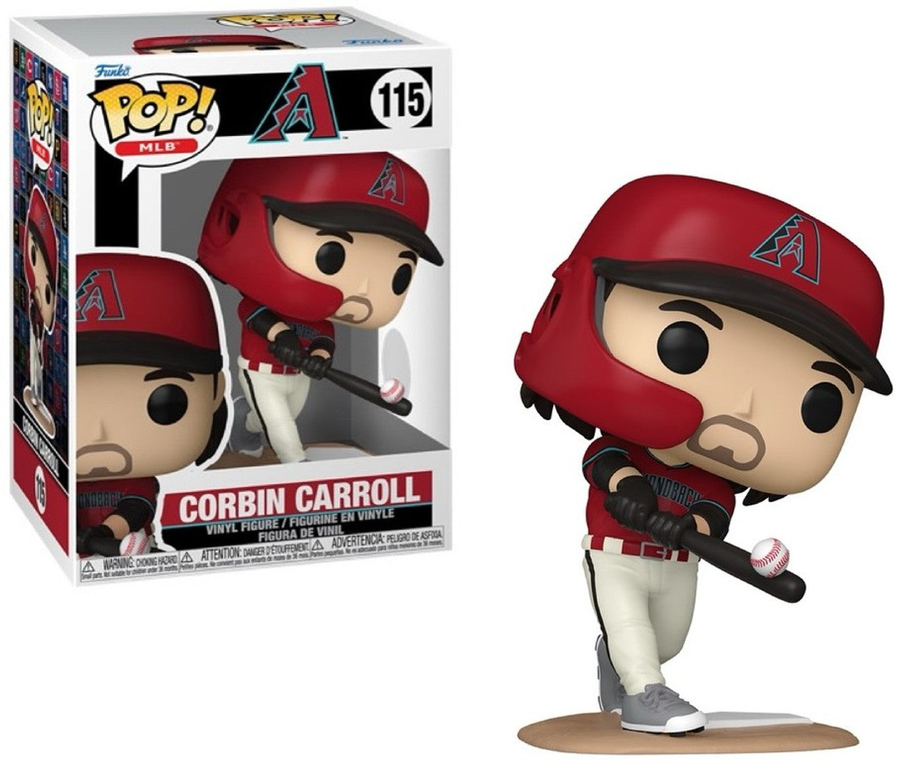 Corbin Carroll (Arizona Diamondbacks) MLB Funko Pop! - Sports Collectibles, Sports Memorabilia, Sports Fan Shop, Sports Gifts