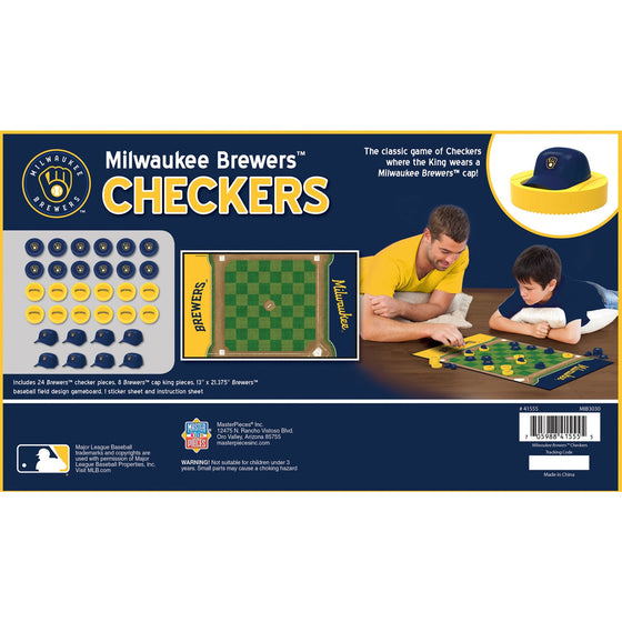 Milwaukee Brewers Checkers - 757 Sports Collectibles