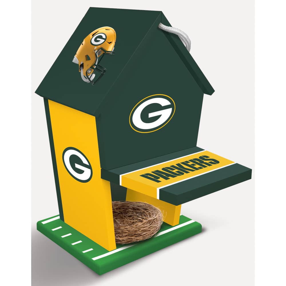 Green Bay Packers Officially Licensed Birdhouse - Sports Gifts, Sports Memorabilia, Sports Collectibles, Fan Shop