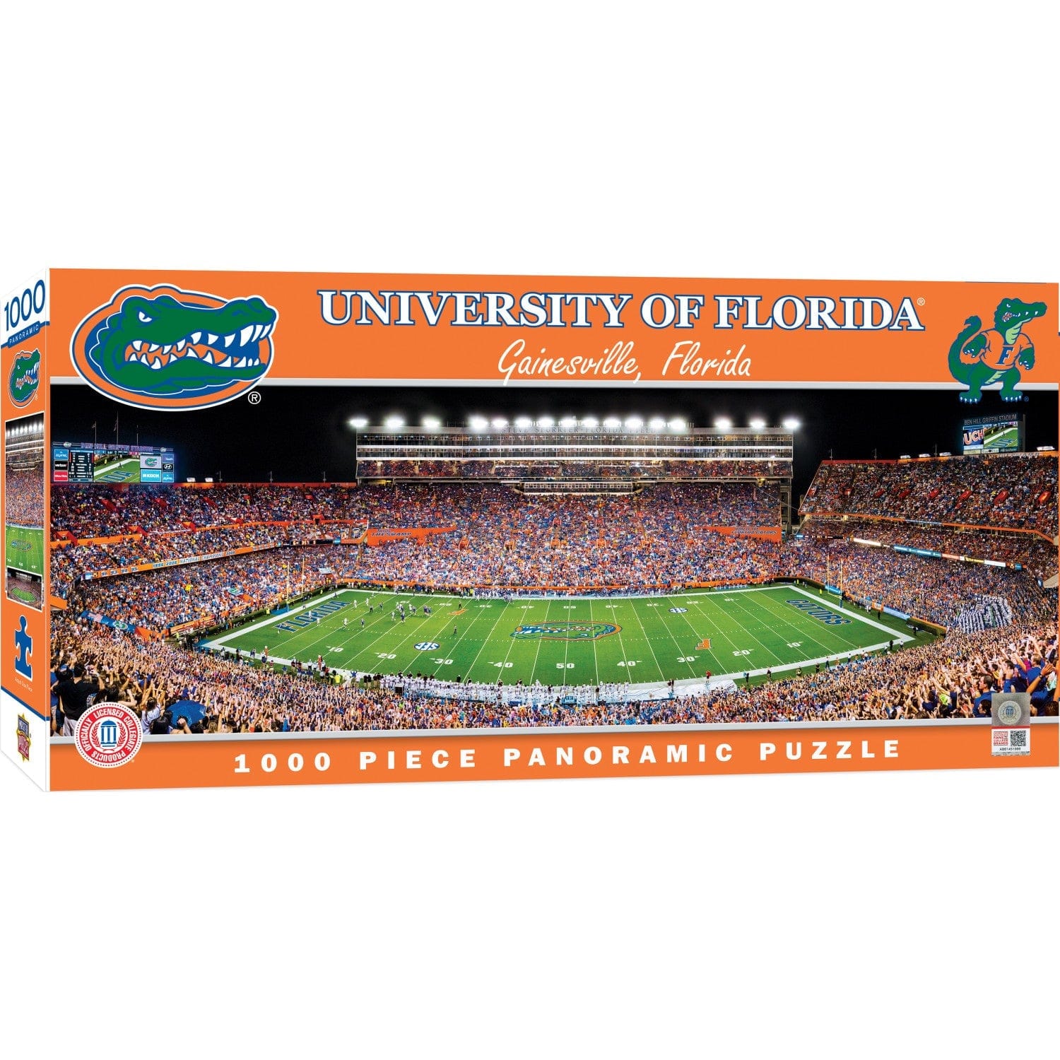 Florida Gators 1000 Piece Panoramic Jigsaw Puzzle - Sports Gifts, Sports Memorabilia, Sports Collectibles, Fan Shop