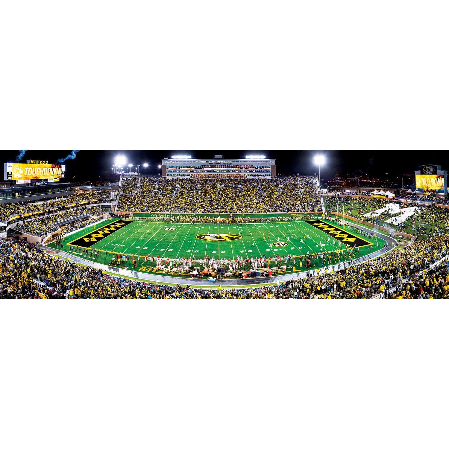 Missouri Tigers 1000 Piece Panoramic Jigsaw Puzzle - Sports Gifts, Sports Memorabilia, Sports Collectibles, Fan Shop