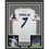 Framed Autographed/Signed Cristiano Ronaldo 35x39 Real Madrid White Soccer Jersey Beckett BAS COA