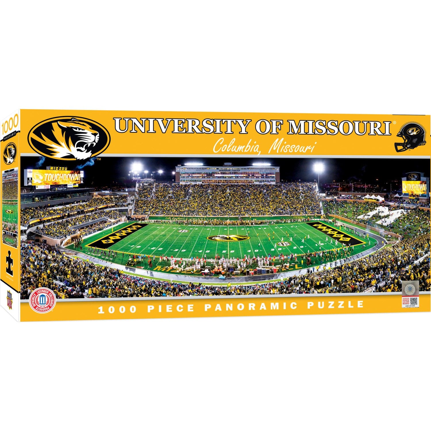 Missouri Tigers 1000 Piece Panoramic Jigsaw Puzzle - Sports Gifts, Sports Memorabilia, Sports Collectibles, Fan Shop