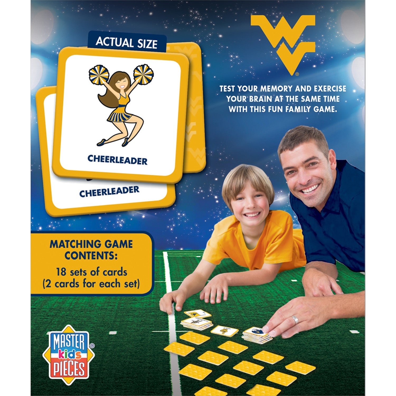 West Virginia Mountaineers Matching Game - 757 Sports Collectibles