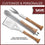 "Triple Play" Grill Set with Customized Handles - Sports Collectibles, Sports Memorabilia, Sports Fan Shop, Sports Gifts