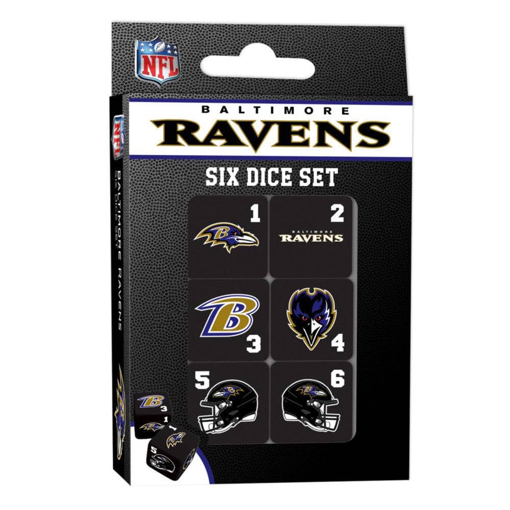 Baltimore Ravens Custom Dice Set - Sports Gifts, Sports Memorabilia, Sports Collectibles, Fan Shop