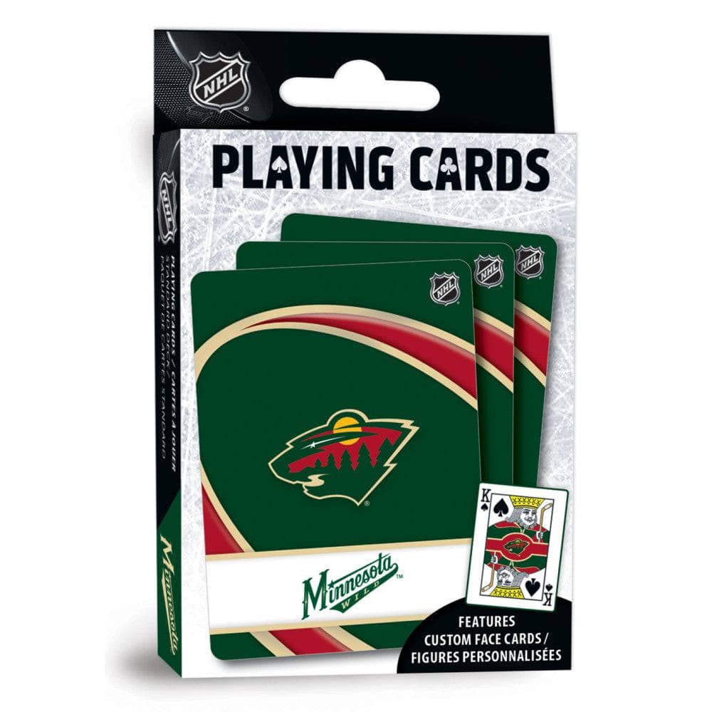Minnesota Wild 54-Card Deck - Official Playing Cards - Sports Gifts, Sports Memorabilia, Sports Collectibles, Fan Shop