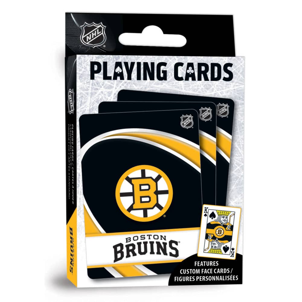 Boston Bruins Official Playing Cards - 54 Card Deck - Sports Gifts, Sports Memorabilia, Sports Collectibles, Fan Shop