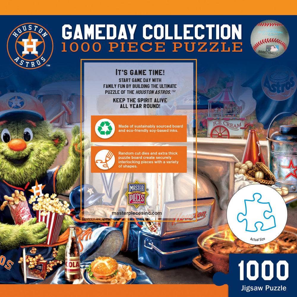 Houston Astros Gameday 1000 Piece Jigsaw Puzzle - Sports Gifts, Sports Memorabilia, Sports Collectibles, Fan Shop