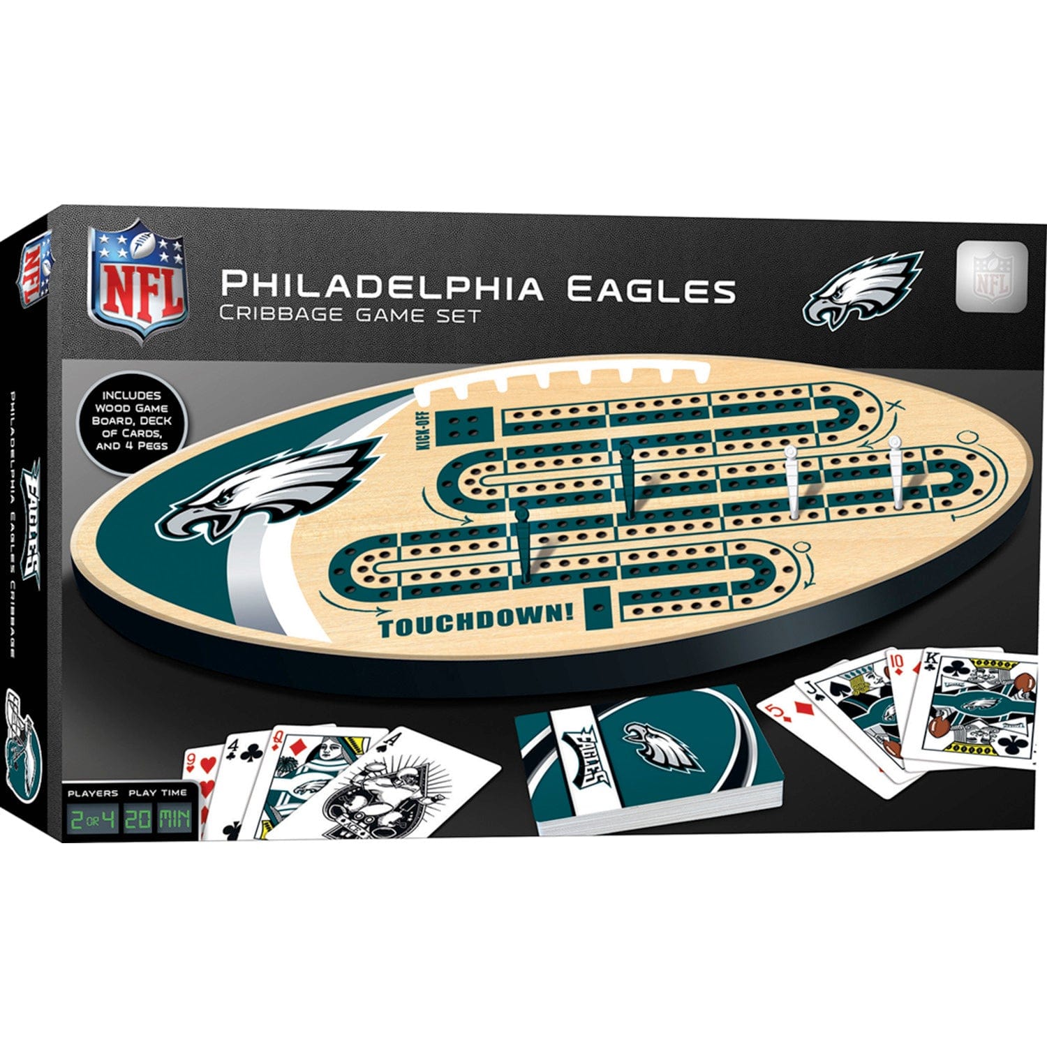 Philadelphia Eagles Cribbage Board Game