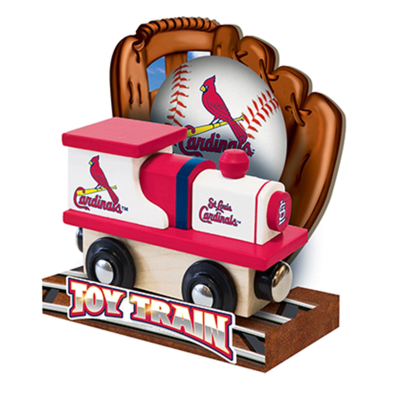St. Louis Cardinals Toy Train Engine - Sports Gifts, Sports Memorabilia, Sports Collectibles, Fan Shop