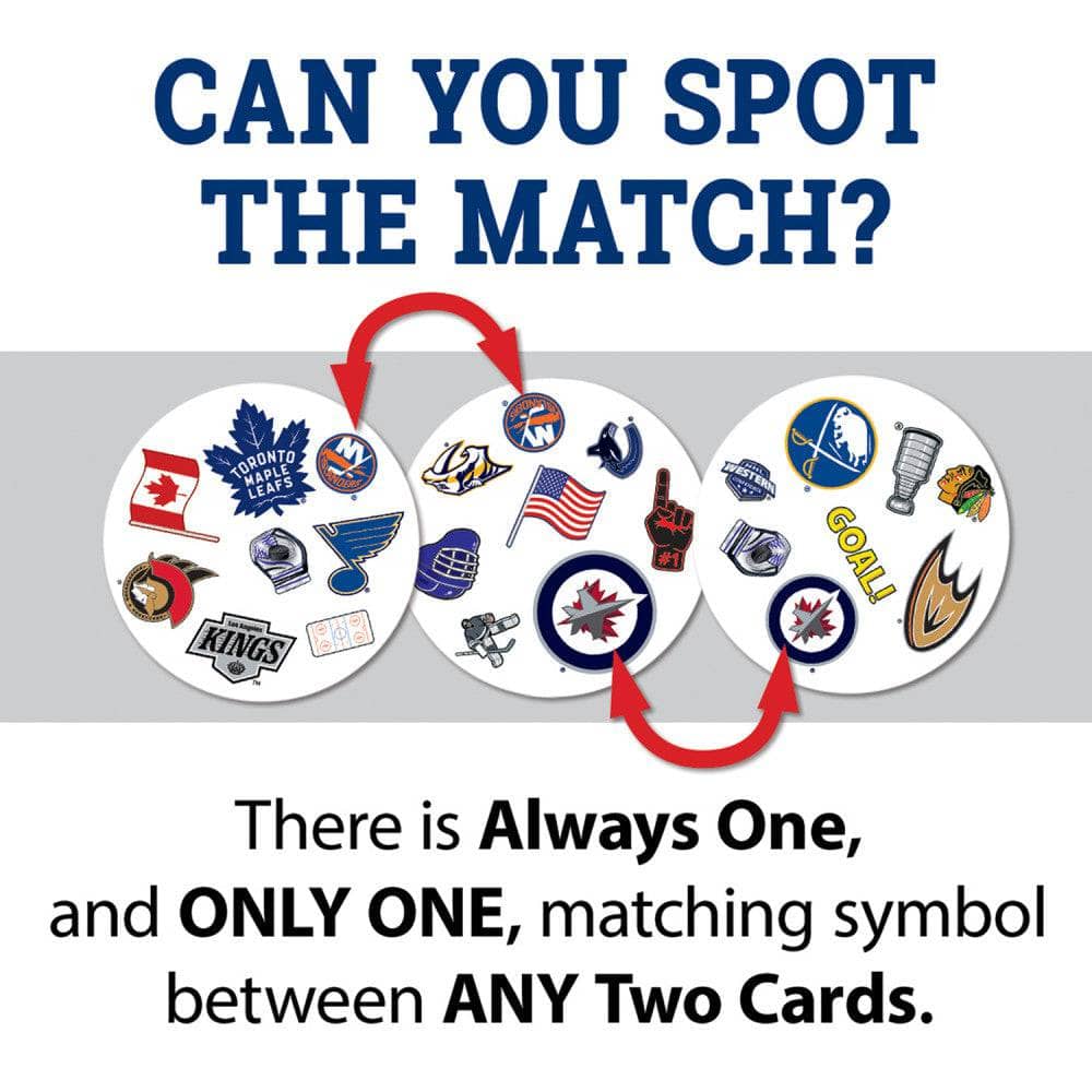 NHL League Spot It! Game - Sports Gifts, Sports Memorabilia, Sports Collectibles, Fan Shop