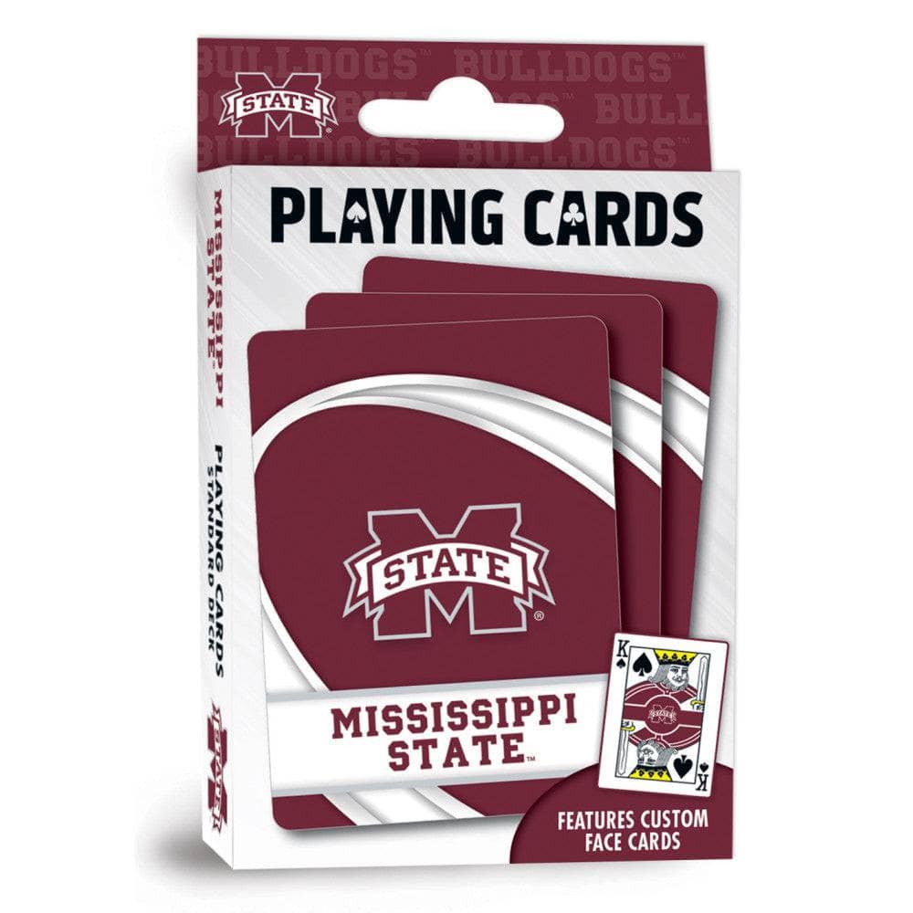 Mississippi State Bulldogs 54-Card Deck Playing Cards - Sports Gifts, Sports Memorabilia, Sports Collectibles, Fan Shop