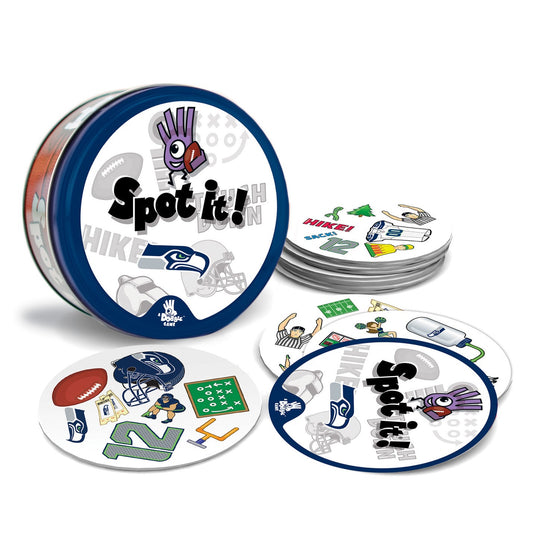 Seattle Seahawks Spot It! Card Game - 757 Sports Collectibles