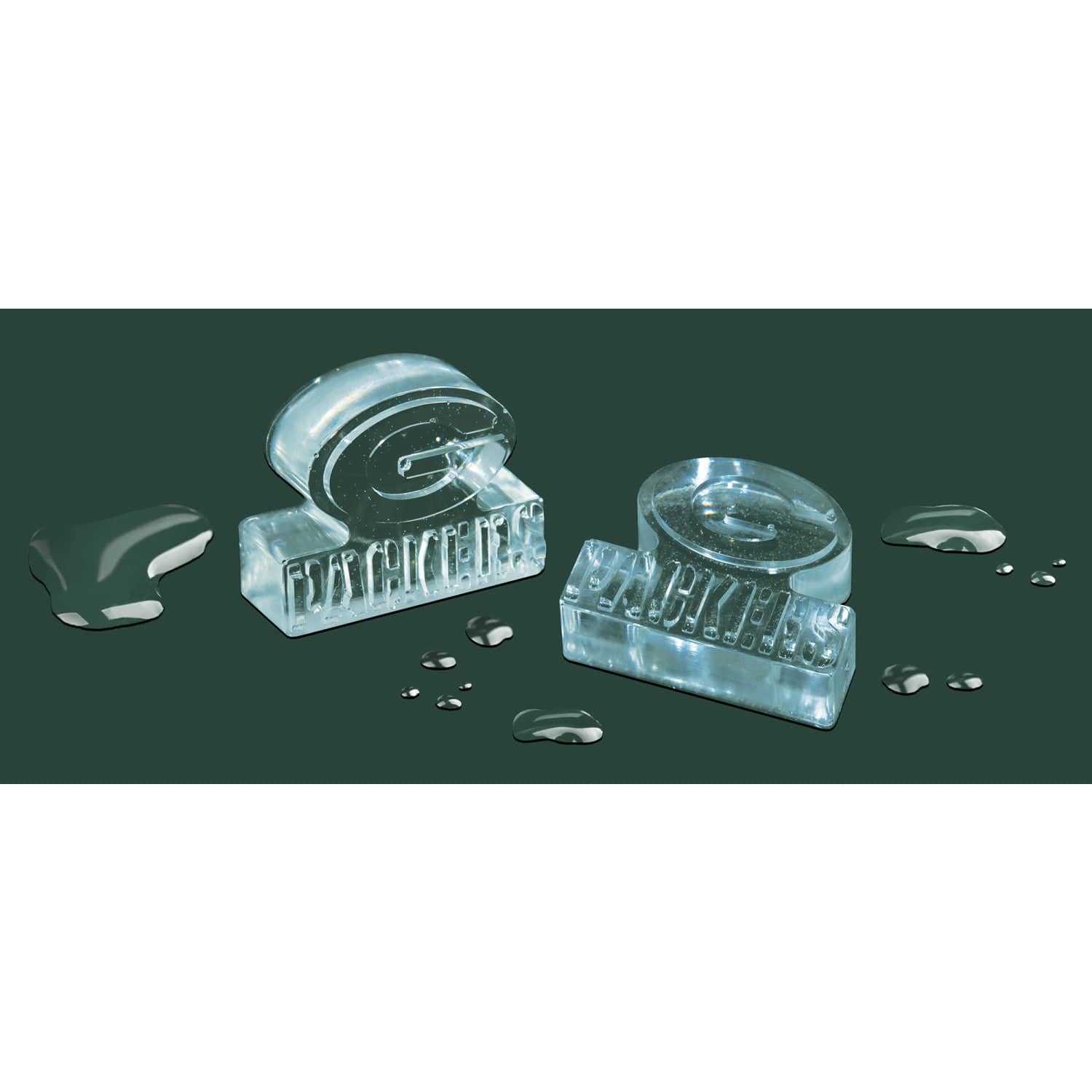 Green Bay Packers Silicone Ice Cube Tray - Sports Gifts, Sports Memorabilia, Sports Collectibles, Fan Shop