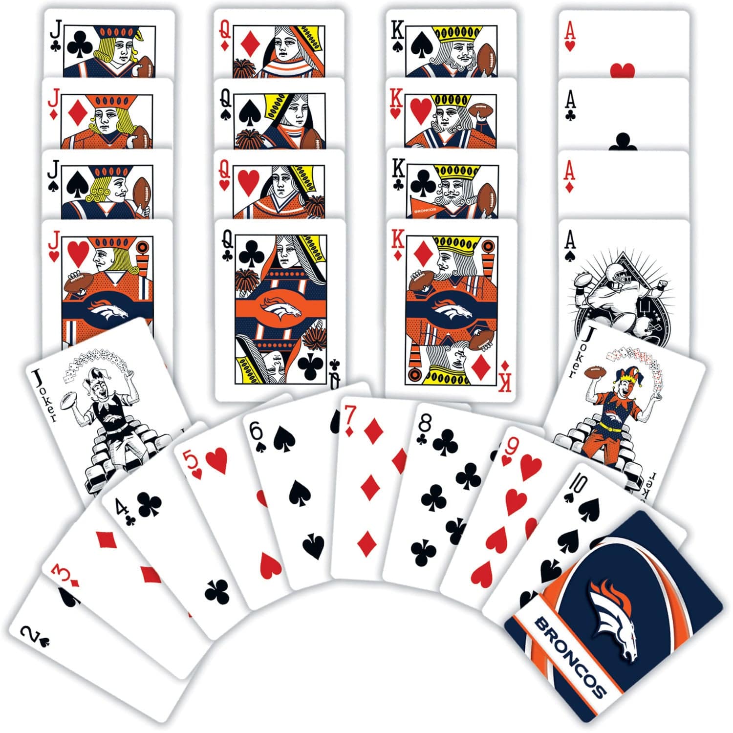 Denver Broncos 54-Card Playing Deck