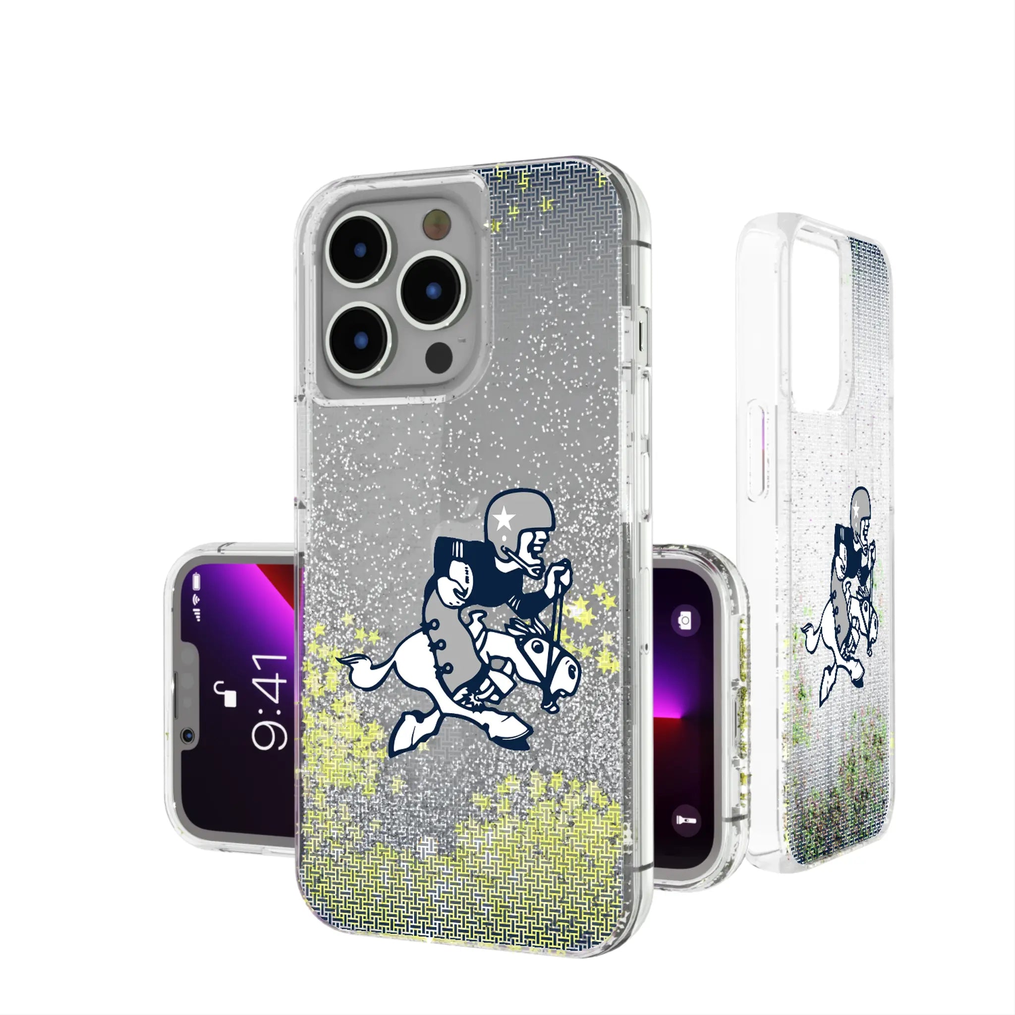 Dallas Cowboys 1966-1969 Historic Collection Linen Glitter Phone Case