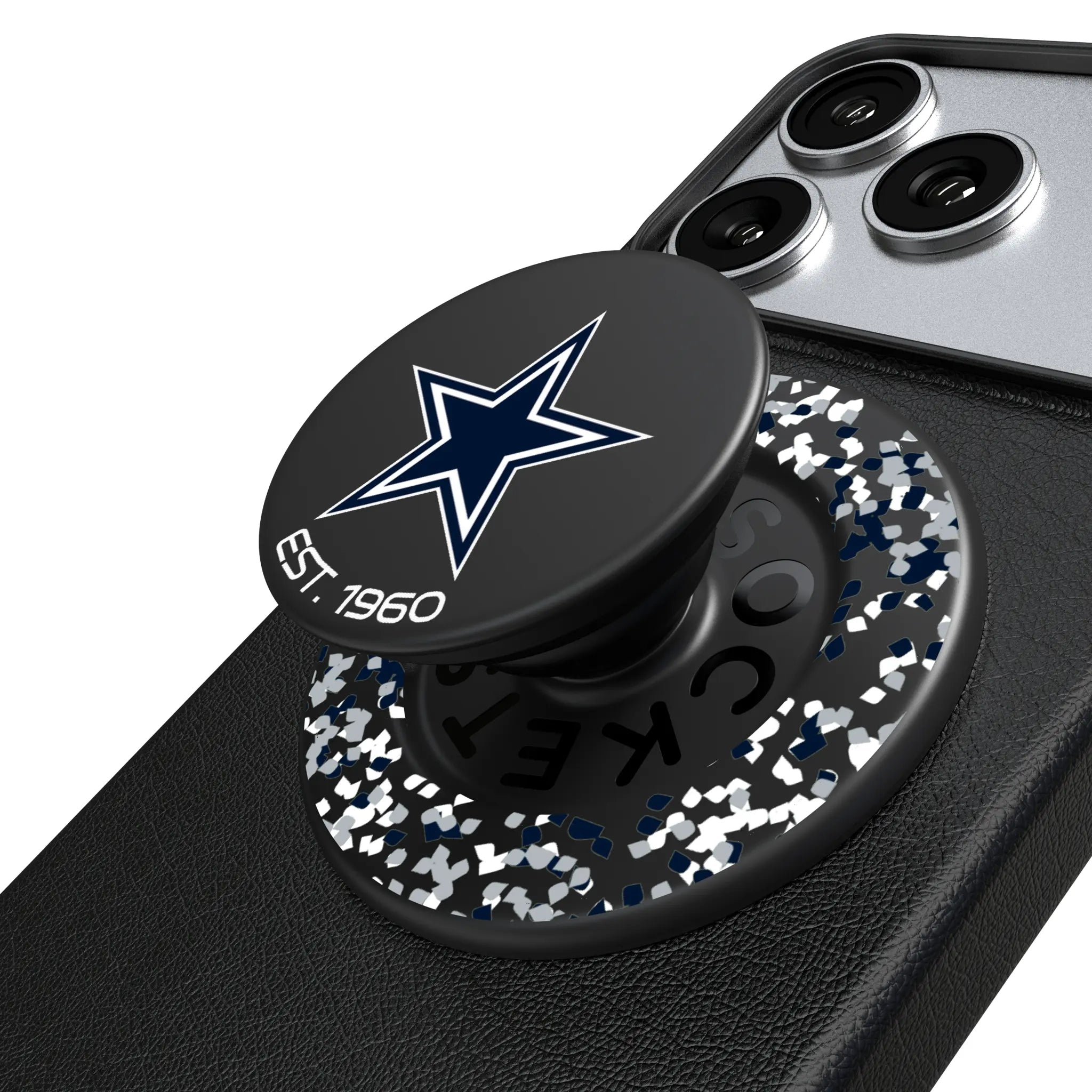 Dallas Cowboys Confetti PopSockets Magnetic Phone Grip and Stand