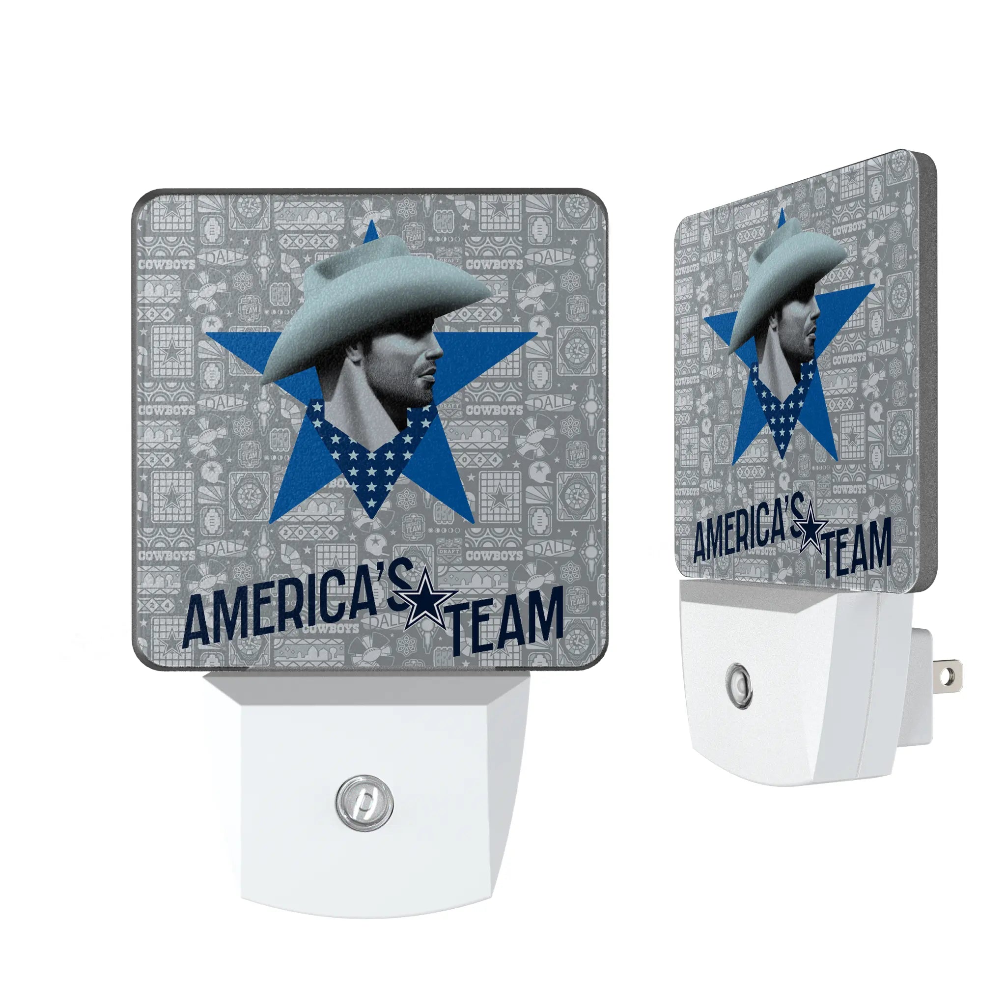 Dallas Cowboys 2024 Illustrated Limited Edition Night Light 2-Pack